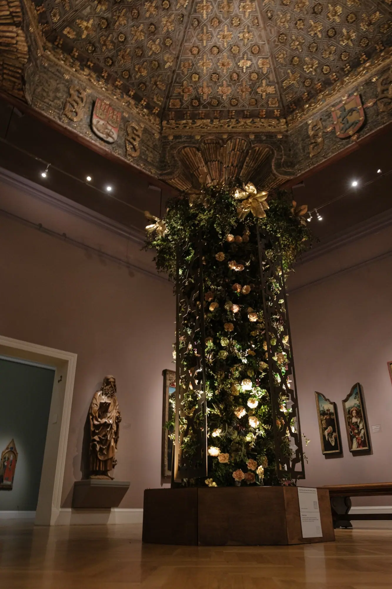 Photo from The juxtaposition of timeless European masterpieces and floral compositions felt particularly poetic…, San Francisco, CA