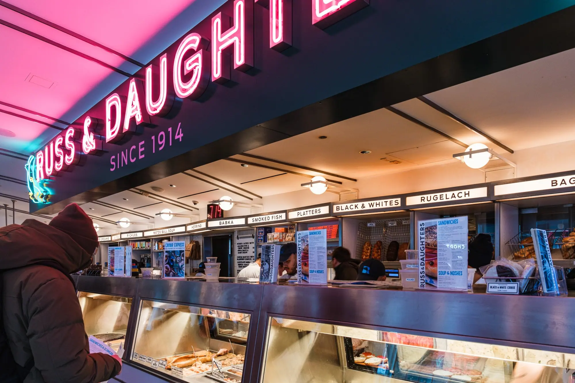 Photo from Russ & Daughters, New York, NY