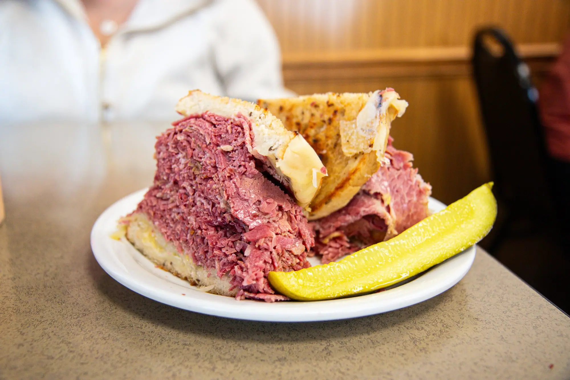 Photo from Our adventure begins at Slyman's restaurant, home to the city's famous corned beef sandwiches, setting the…, Cleveland, OH
