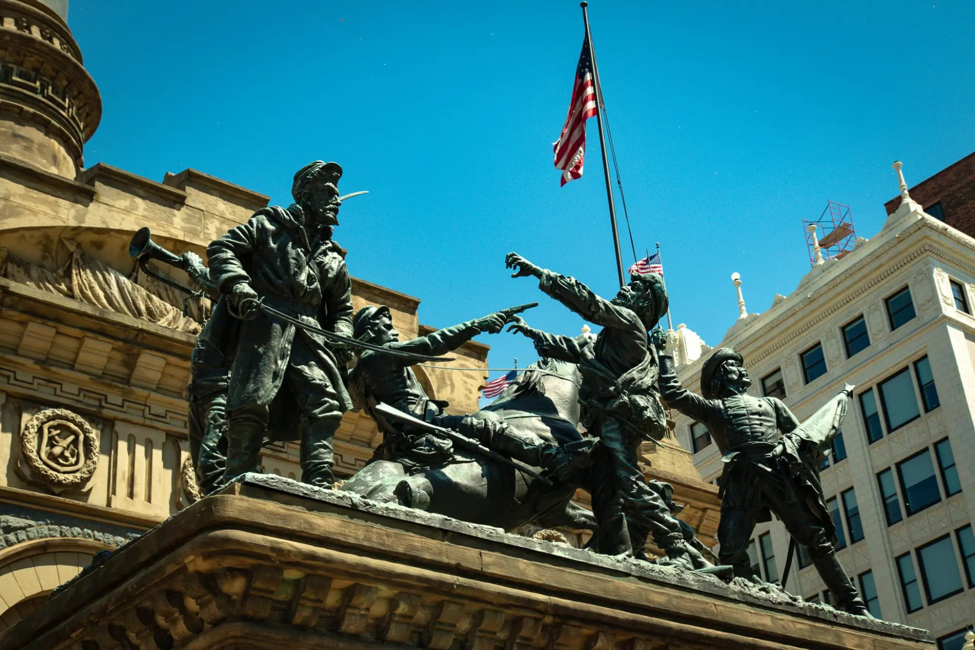 Photo from Cleveland Public Square, the majestic Cleveland Memorial Bridge, and the historic Cleveland Public Library…