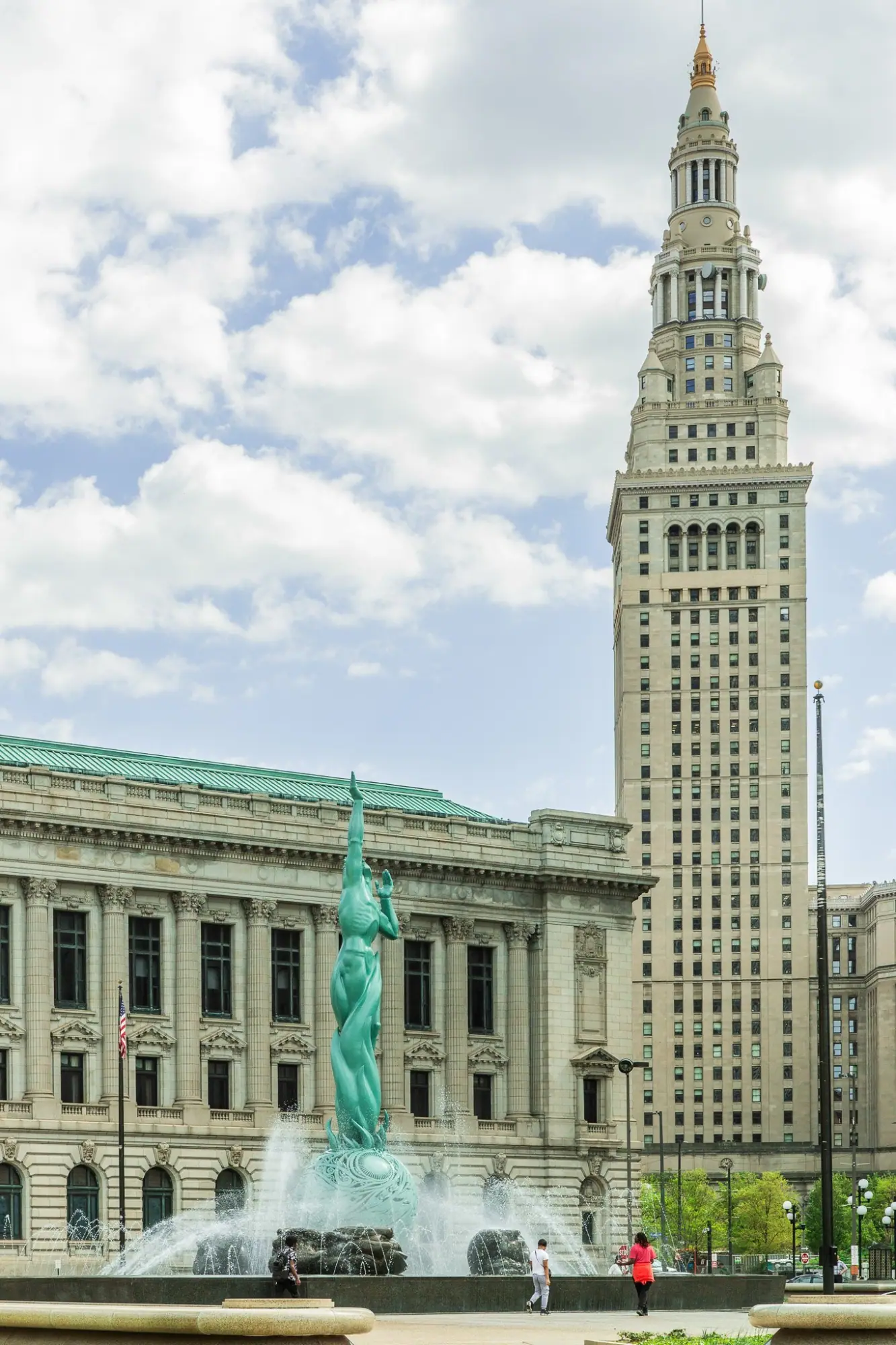 Photo from Cleveland Public Square, the majestic Cleveland Memorial Bridge, and the historic Cleveland Public Library…