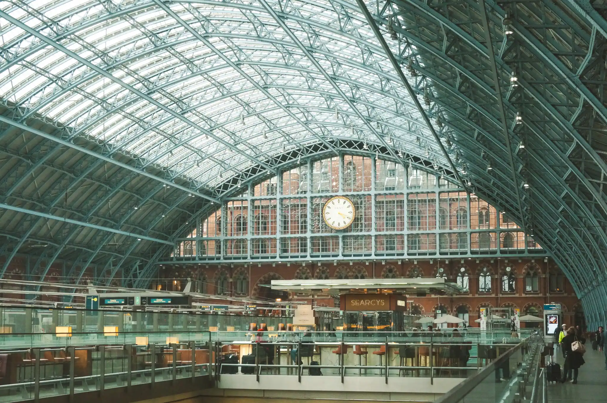 Barlow shed and station clock