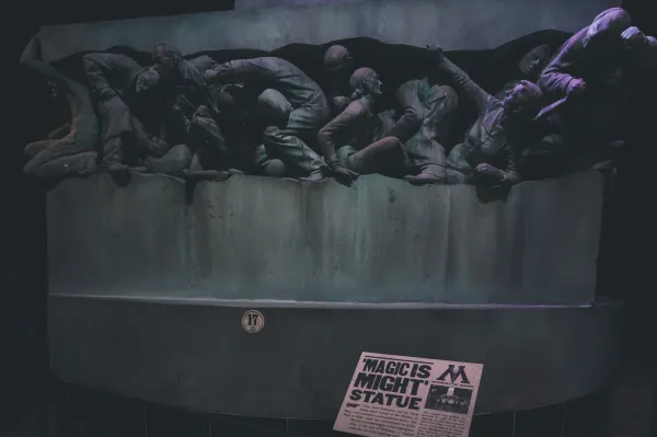 "Magic is Might" statue