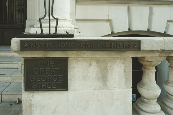 ICE nameplate and address plaque