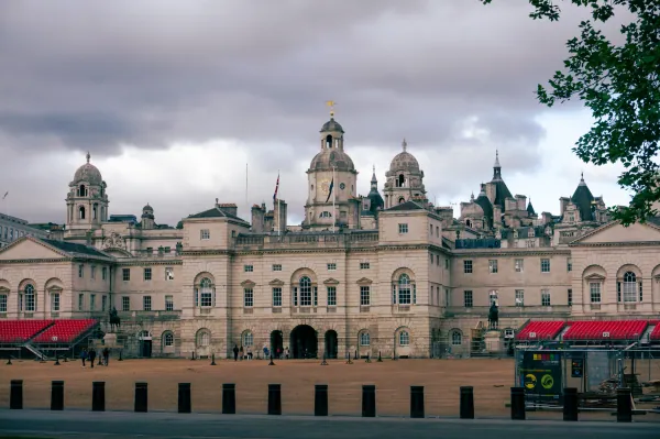 Horse Guards building across the parade ground