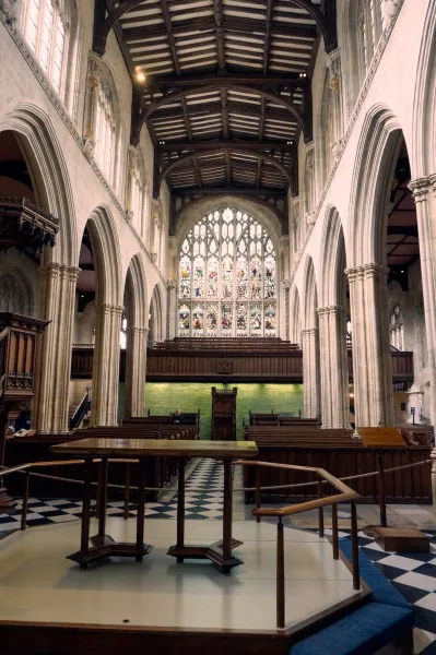 Nave toward the east window