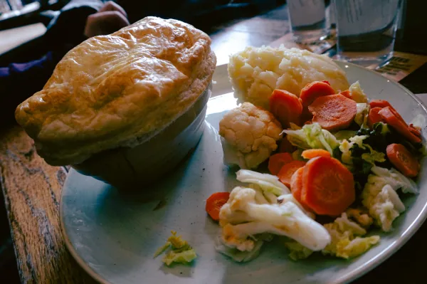 Pie with vegetables