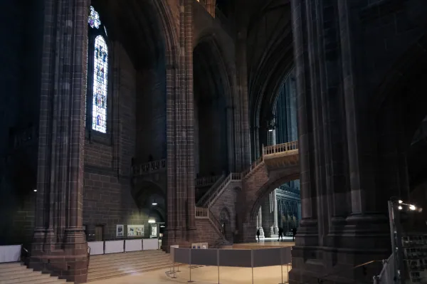 Vast sandstone interior