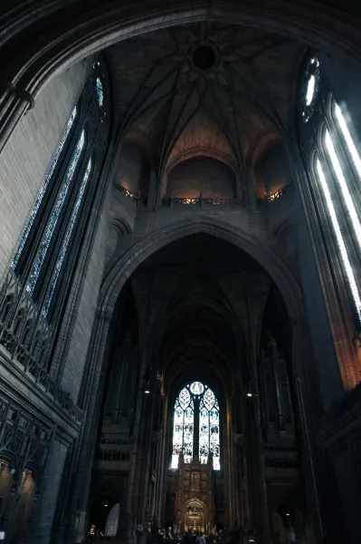 Vaulting and east window