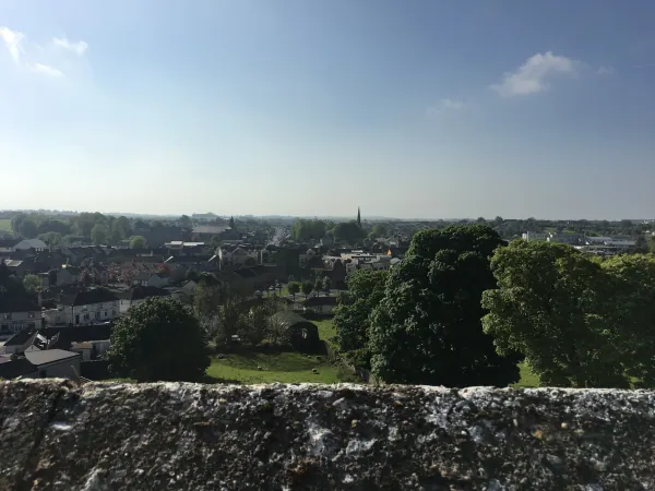 View over Cashel town from the wall