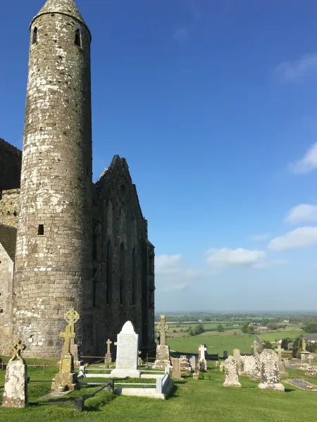 Round tower and cathedral