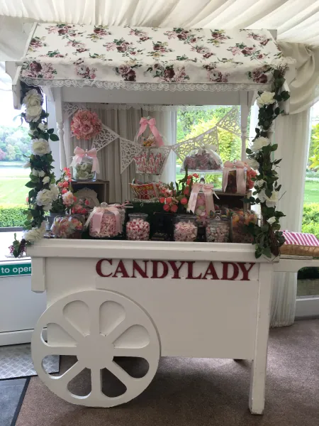 "Candylady" sweet cart