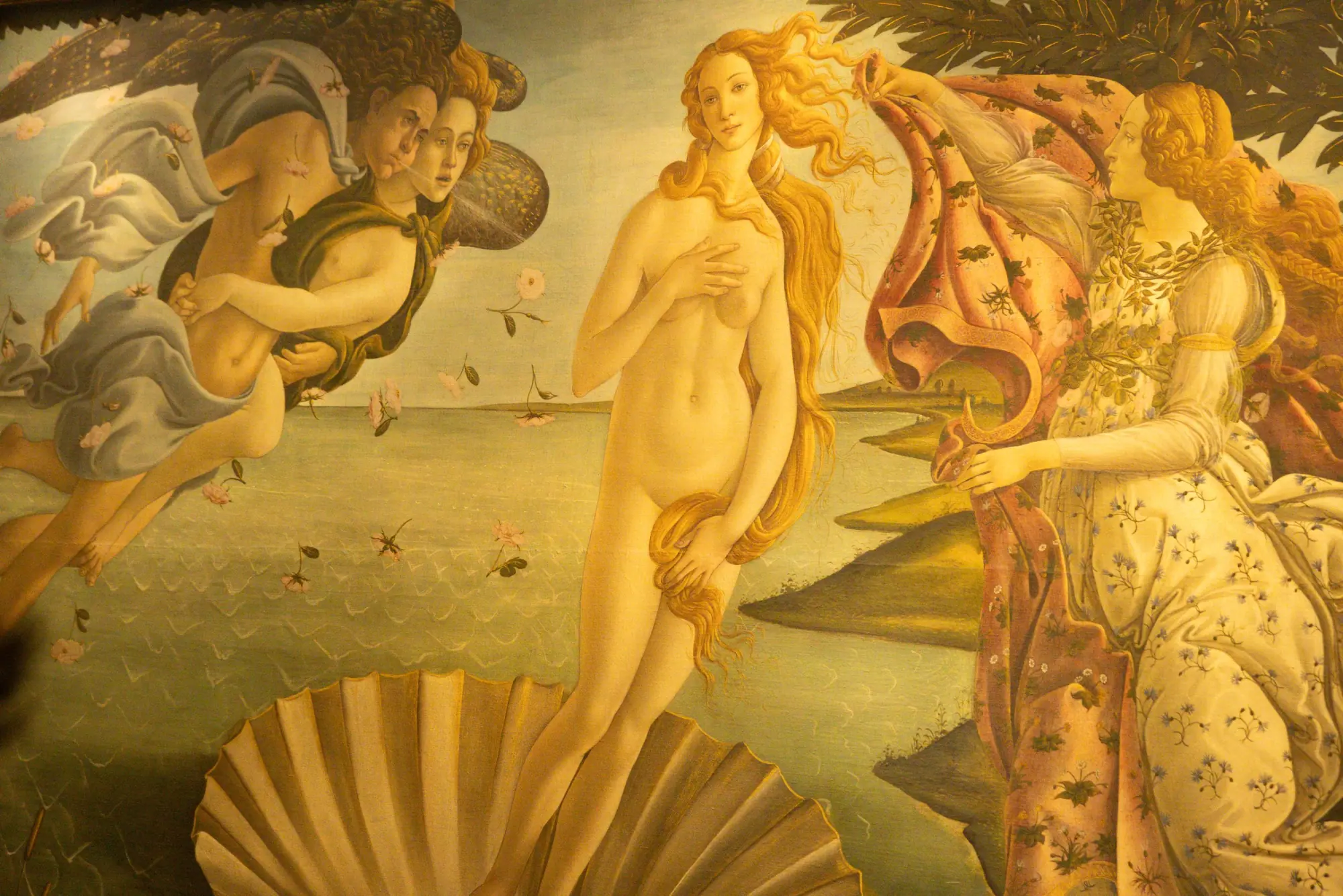 Photo from In the afternoon, we walked to the Uffizi Gallery, where the halls themselves felt like part of the exhibit, Florence, Italy