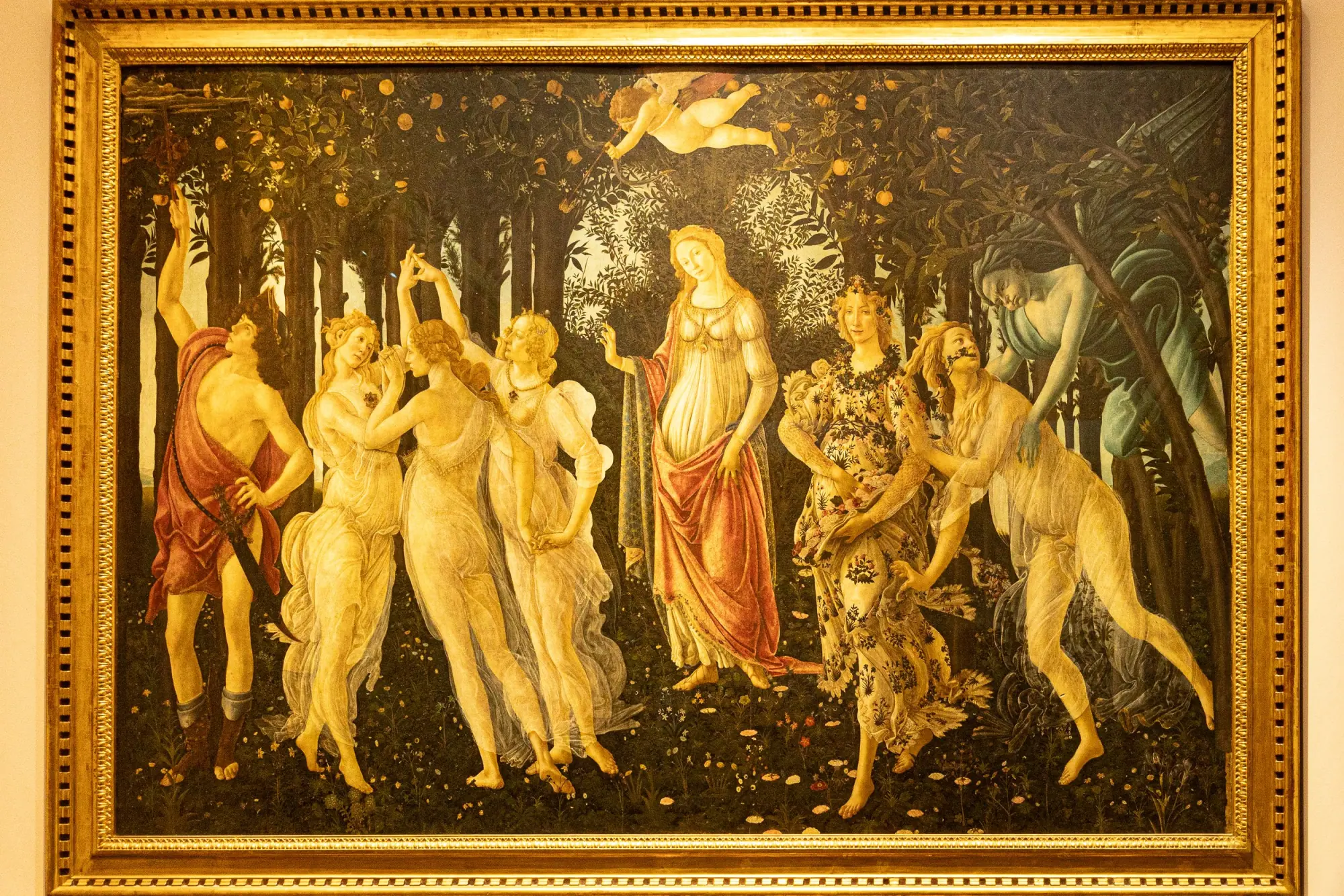 Photo from In the afternoon, we walked to the Uffizi Gallery, where the halls themselves felt like part of the exhibit, Florence, Italy