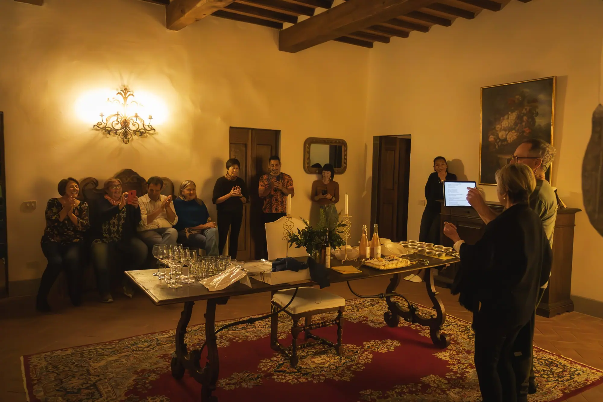Photo from That night, we shared a long, home-cooked meal with our friends and their Italian hosts — the kind of…, Florence, Italy