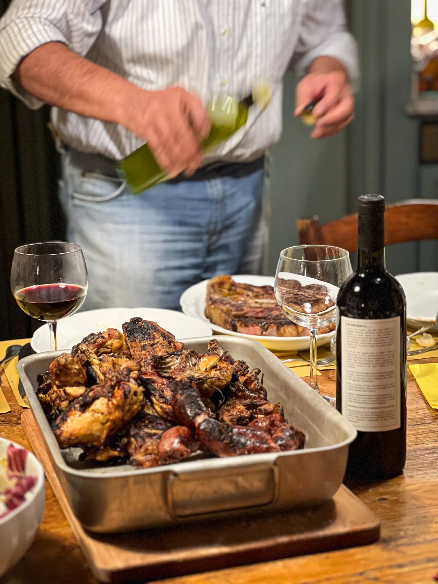 Photo from That night, we shared a long, home-cooked meal with our friends and their Italian hosts — the kind of…, Florence, Italy