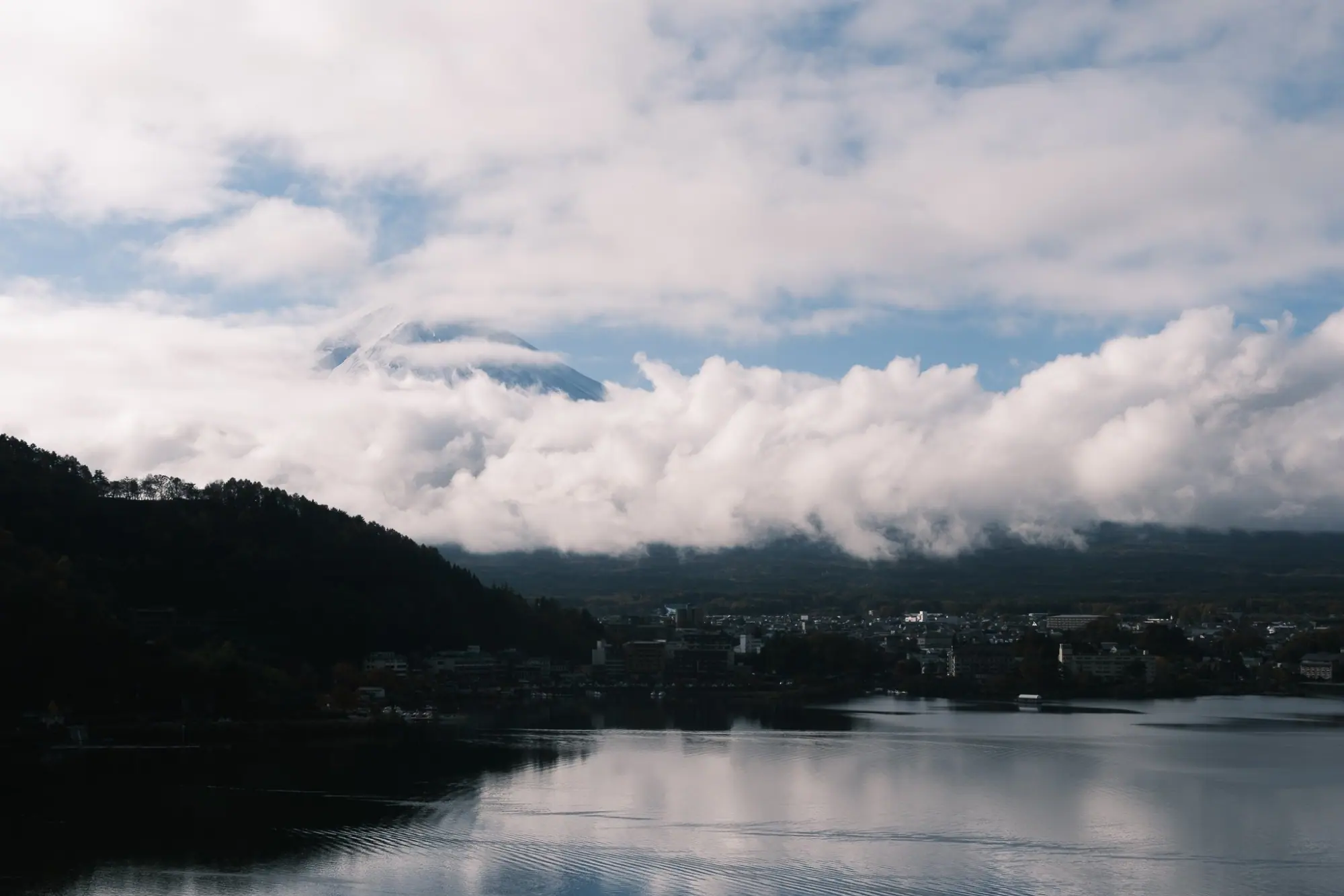 Photo from Partial Views of Mount Fuji, Lake Kawaguchi, Japan