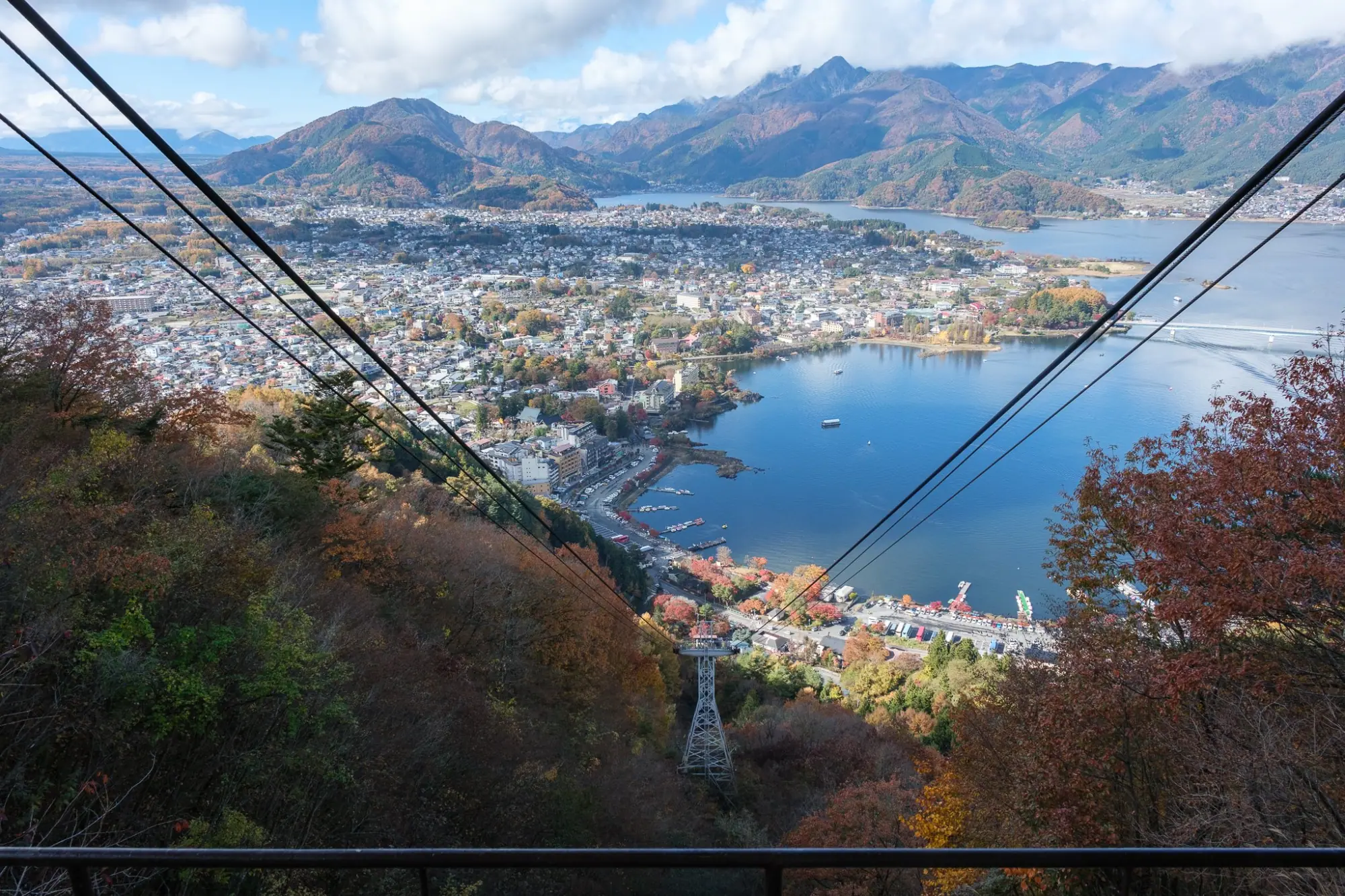 Photo from Mt. Fuji Panoramic Ropeway, Lake Kawaguchi, Japan