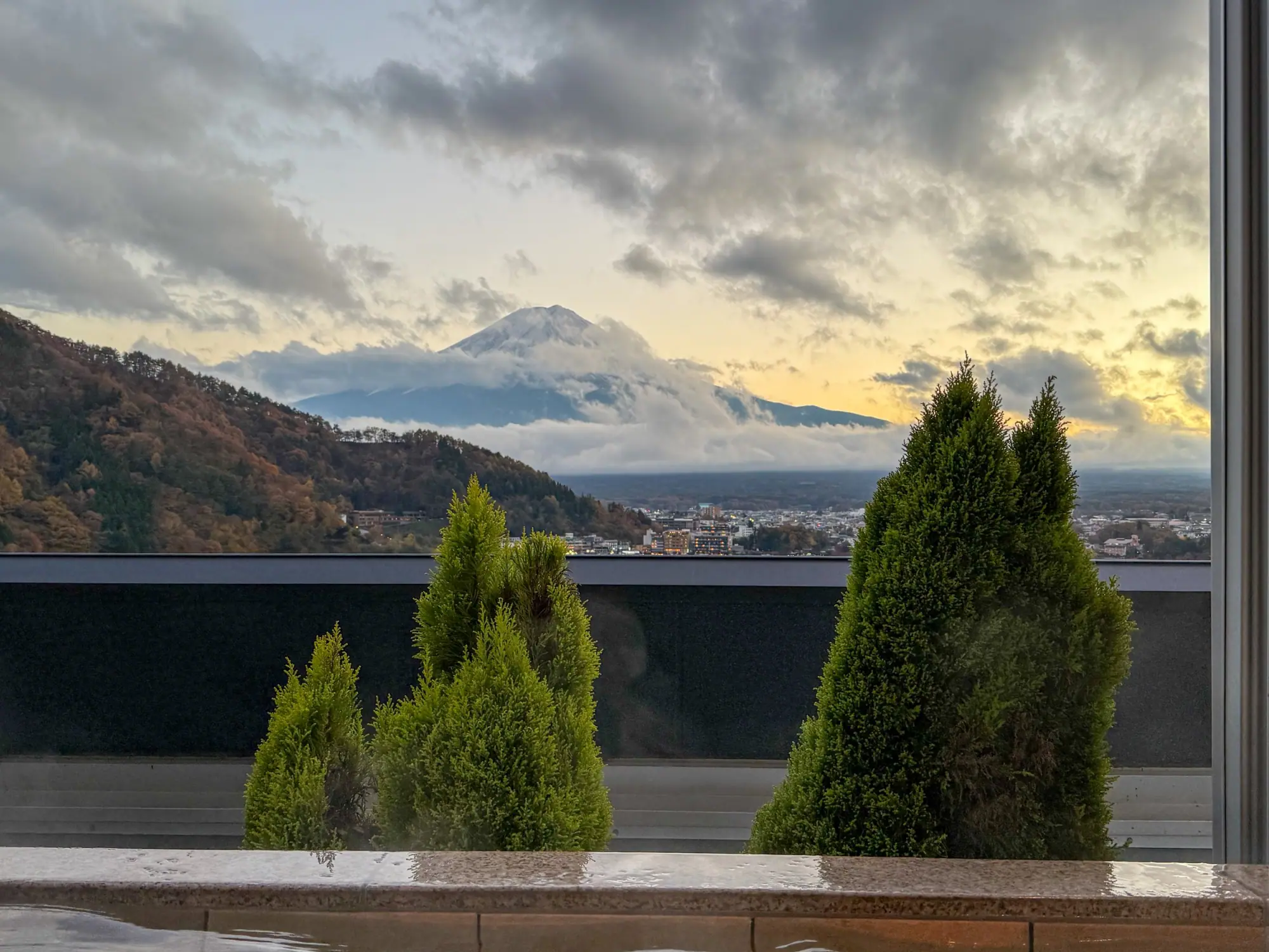 Photo from Private Onsen at Mizno Hotel, Lake Kawaguchi, Japan