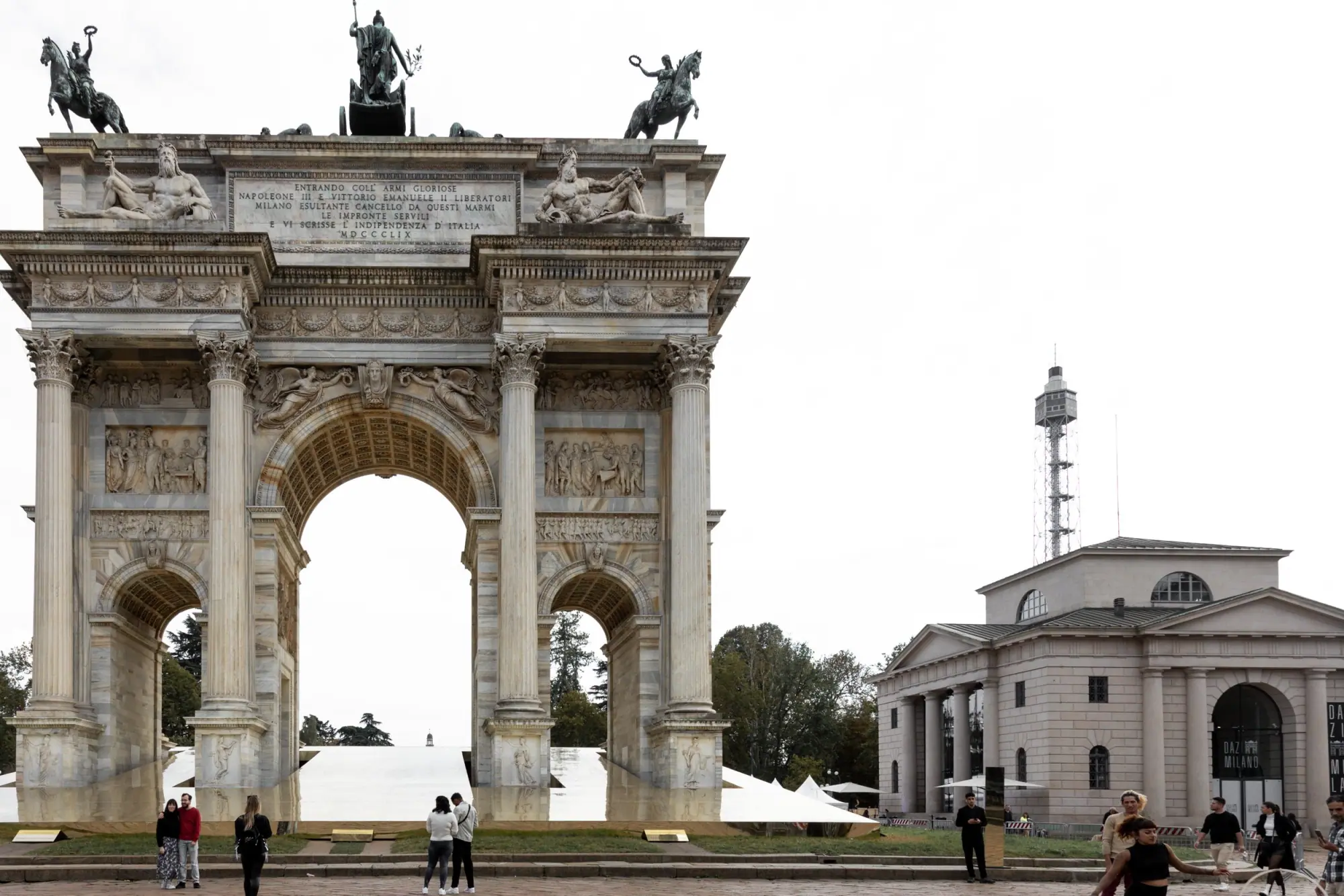 Photo from From there, we wandered through Sforzesco Castle, a massive medieval fortress turned cultural hub, then…, Milan, Italy