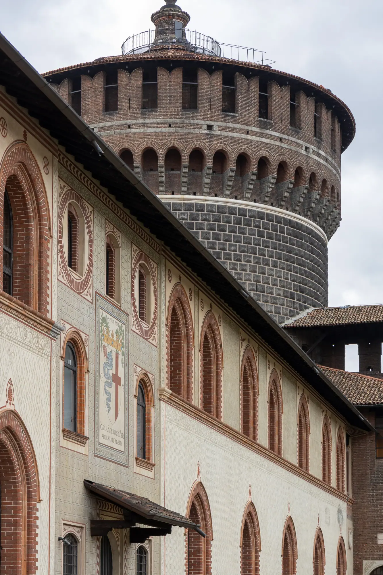 Photo from From there, we wandered through Sforzesco Castle, a massive medieval fortress turned cultural hub, then…, Milan, Italy