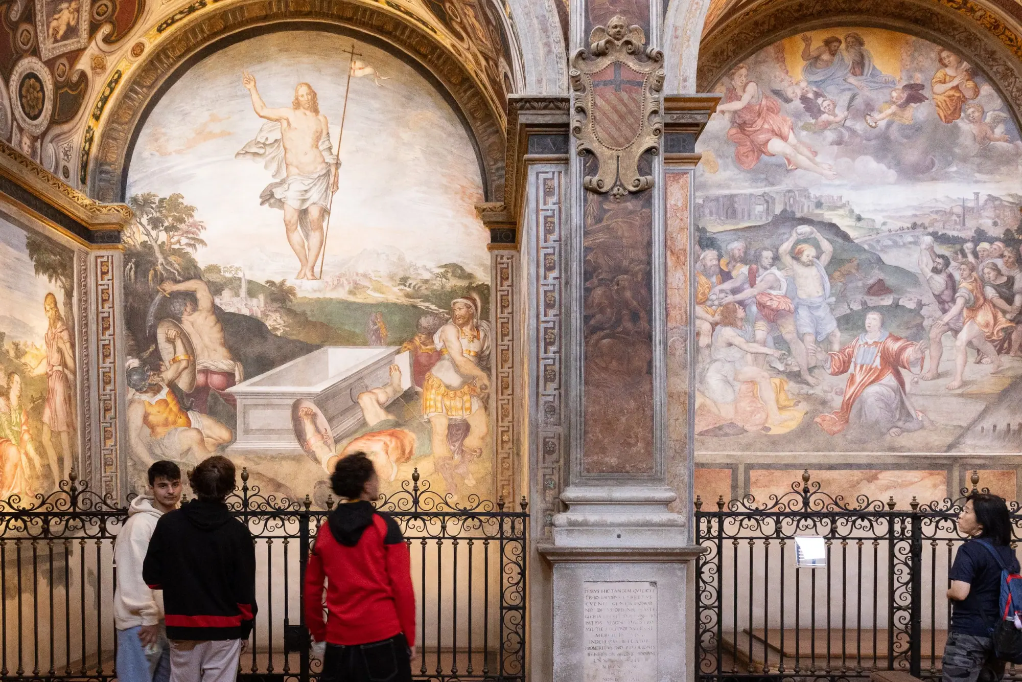 Photo from From there, we grabbed lunch at Panini de Santis and made a quick stop at San Maurizio al Monastero…, Milan, Italy
