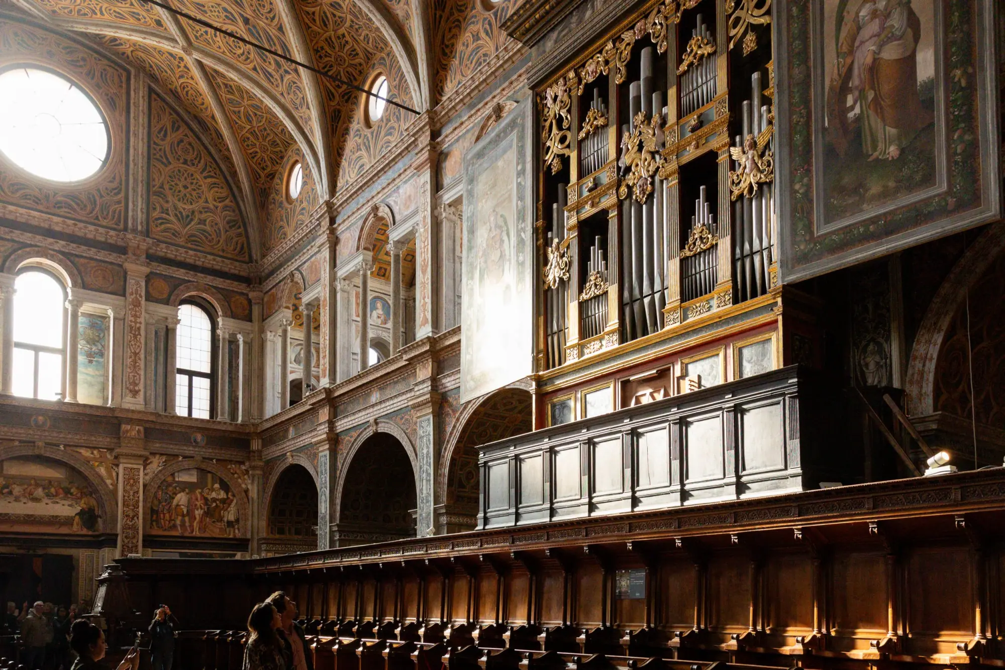 Photo from From there, we grabbed lunch at Panini de Santis and made a quick stop at San Maurizio al Monastero…, Milan, Italy