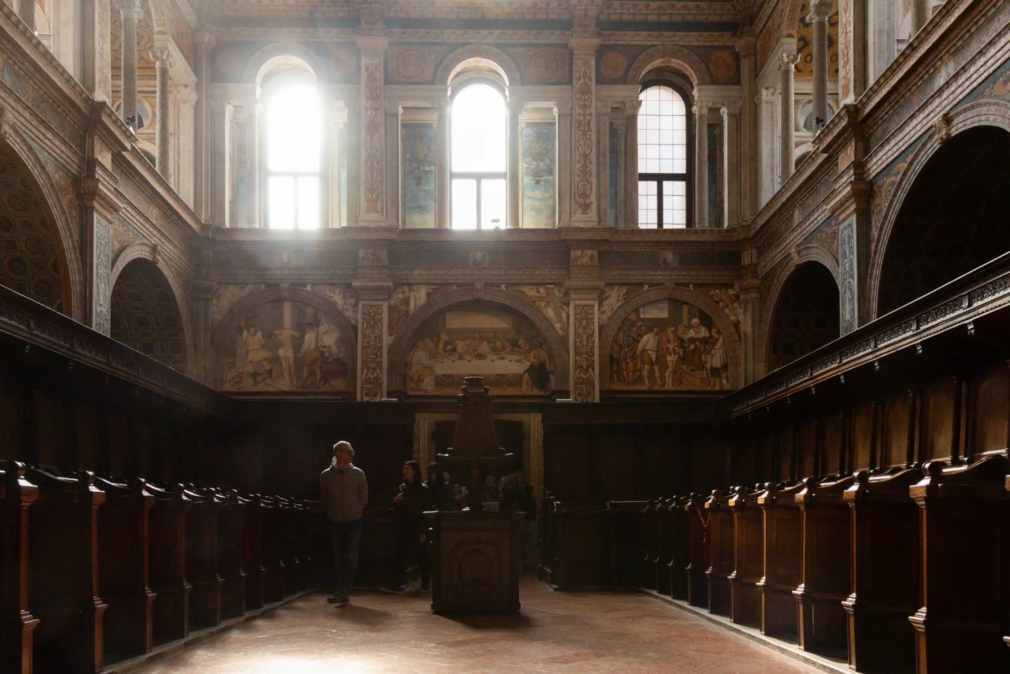 Photo from From there, we grabbed lunch at Panini de Santis and made a quick stop at San Maurizio al Monastero…, Milan, Italy