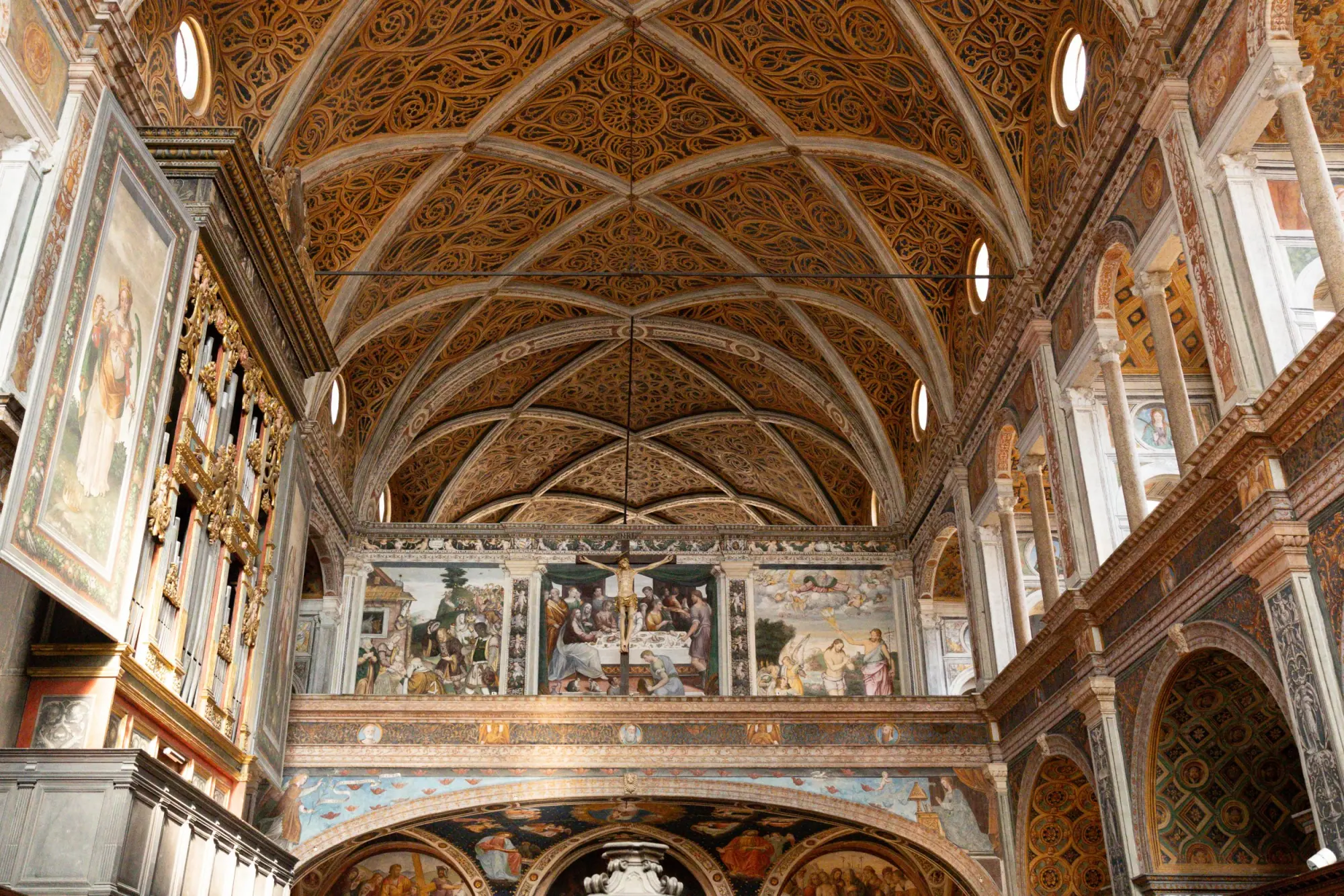 Photo from From there, we grabbed lunch at Panini de Santis and made a quick stop at San Maurizio al Monastero…, Milan, Italy