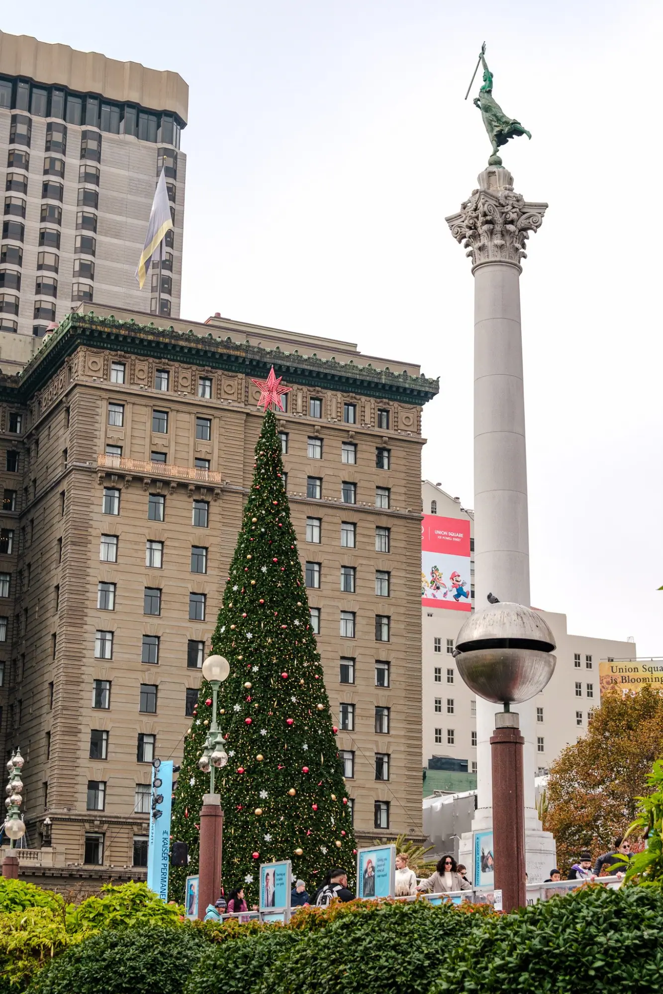 Photo from From there, we made our way to Union Square to see the iconic Christmas tree, San Francisco, CA