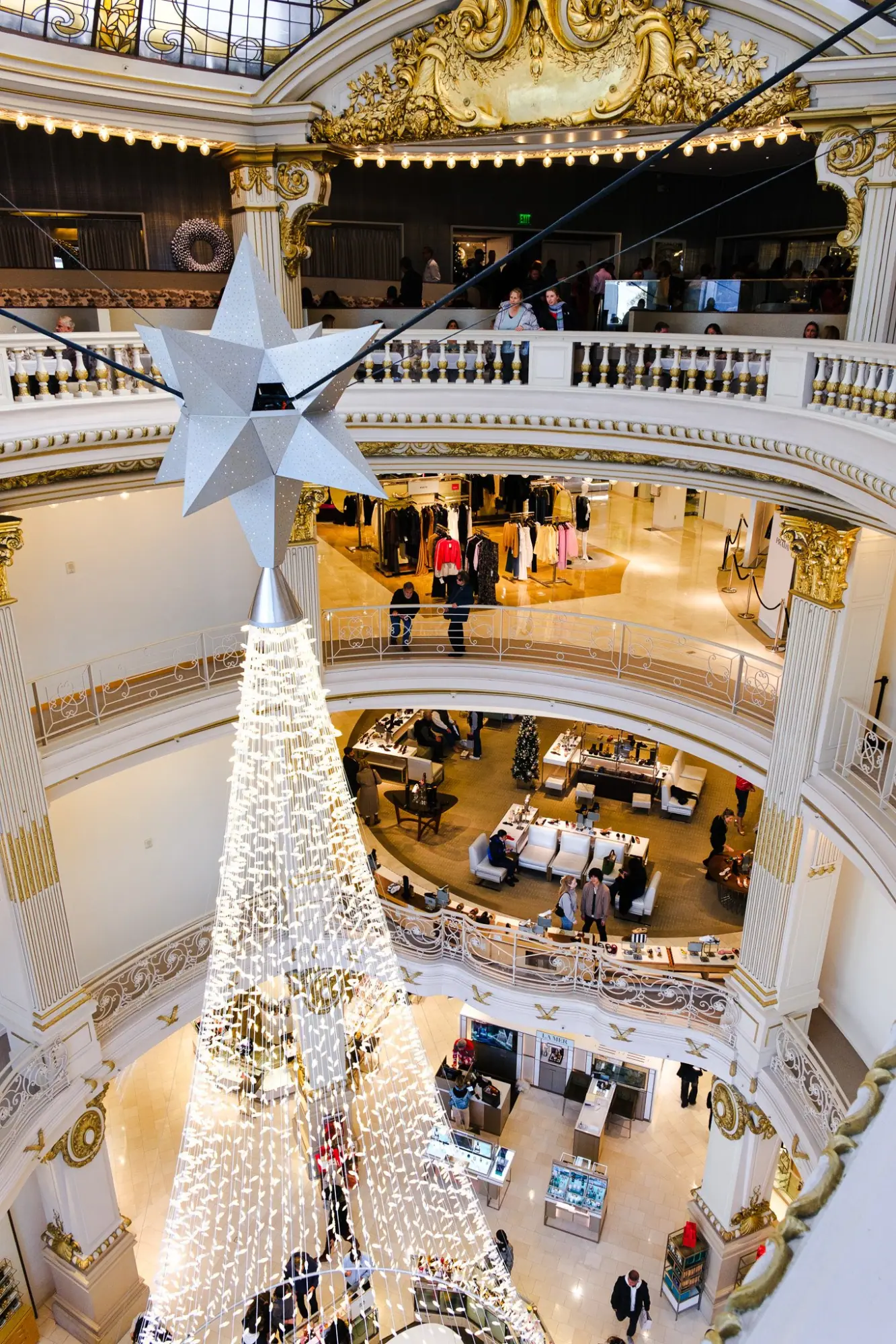 Photo from Lunch was at the Neiman Marcus Rotunda, a tradition within the tradition, San Francisco, CA