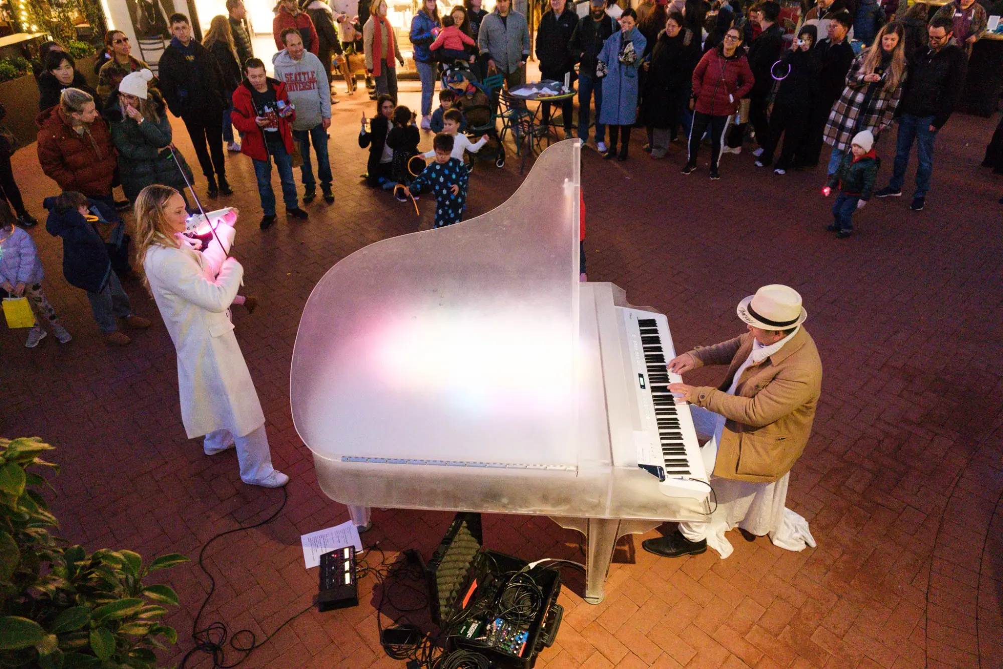 Photo from We ended the day at Ghirardelli Square, where the holiday decorations, live music, and gathering crowds…, San Francisco, CA