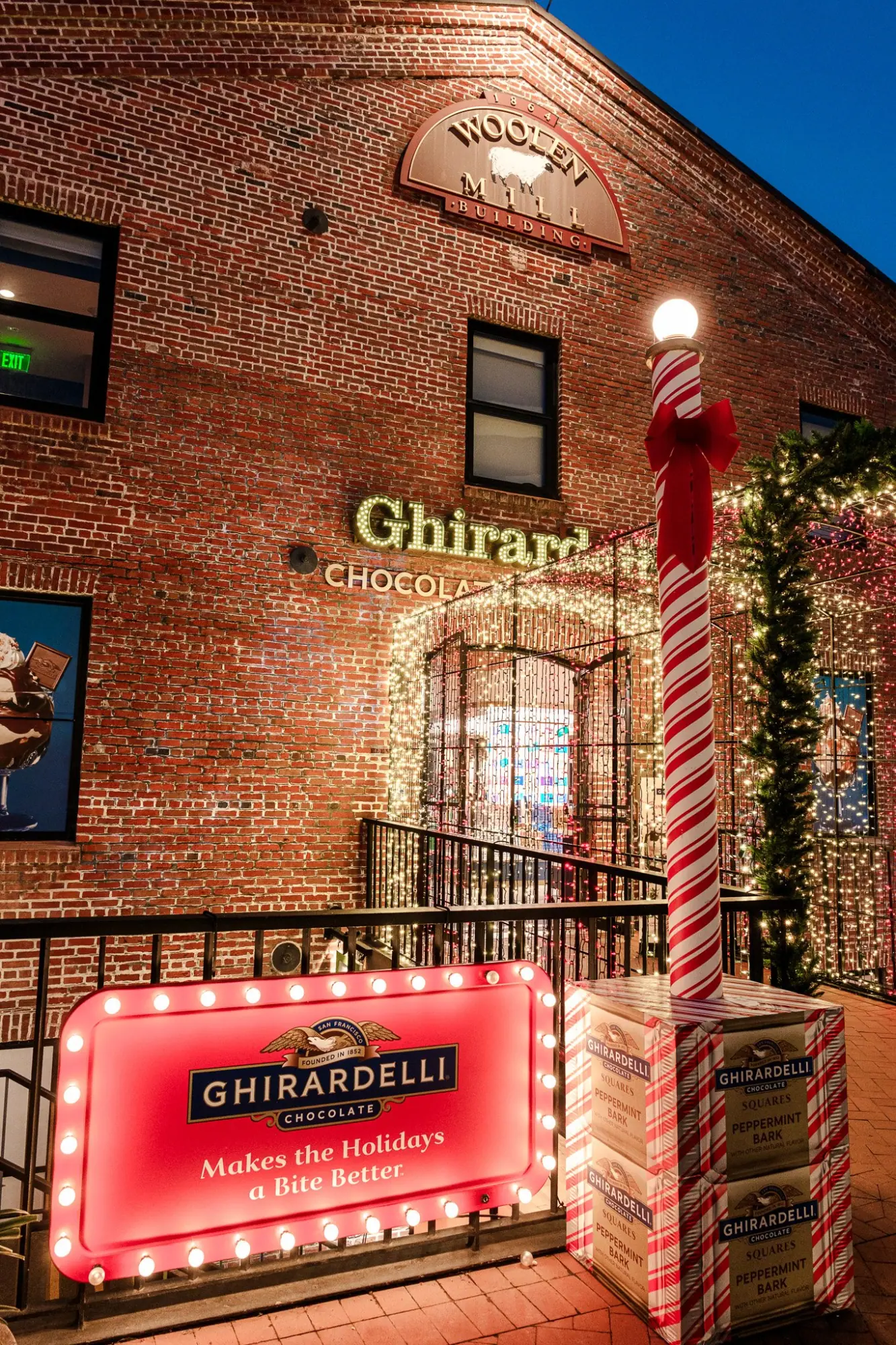 Photo from We ended the day at Ghirardelli Square, where the holiday decorations, live music, and gathering crowds…, San Francisco, CA