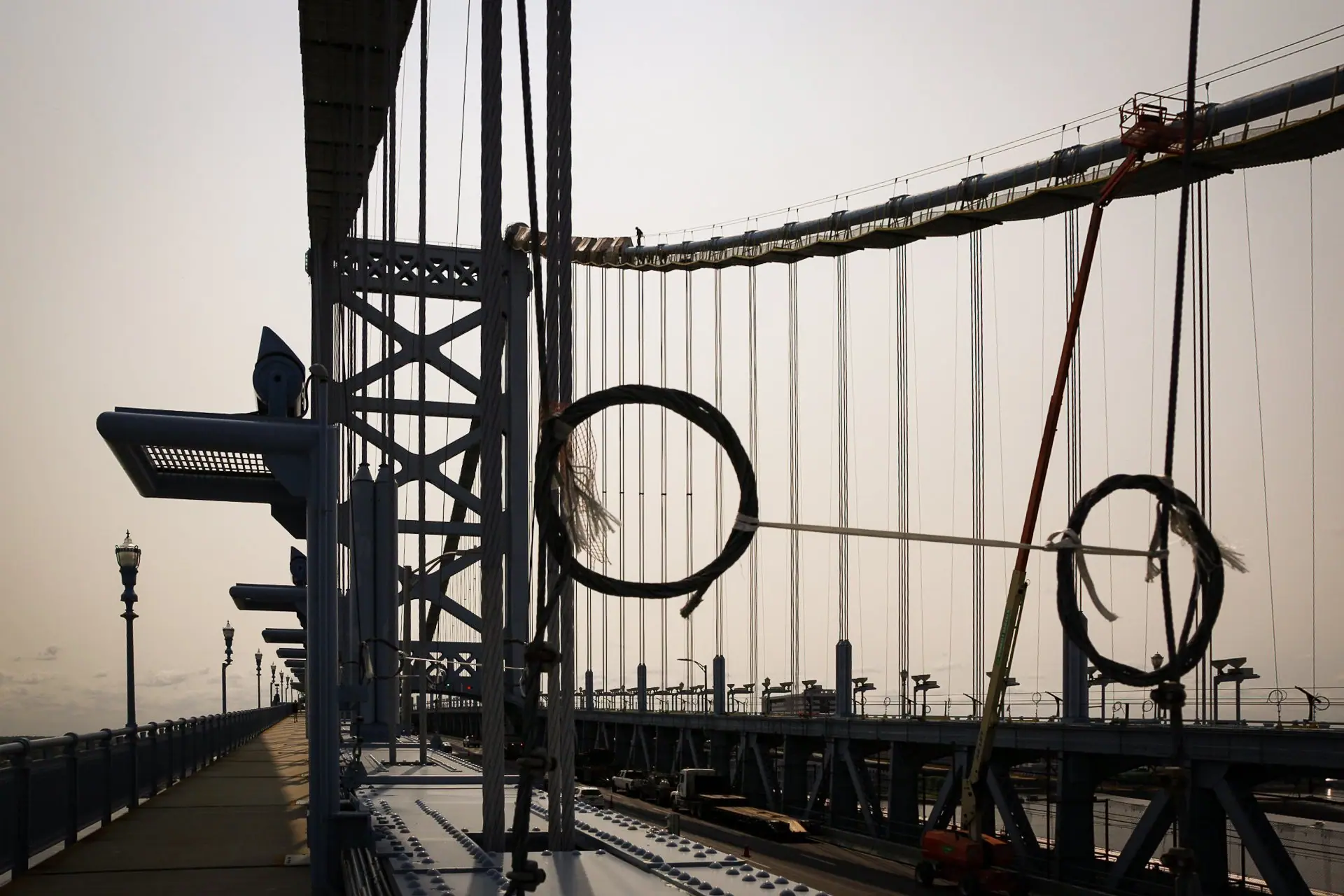 Photo from Benjamin Franklin Bridge: Cross the Delaware River and admire the majestic Benjamin Franklin Bridge, Philadelphia, PA