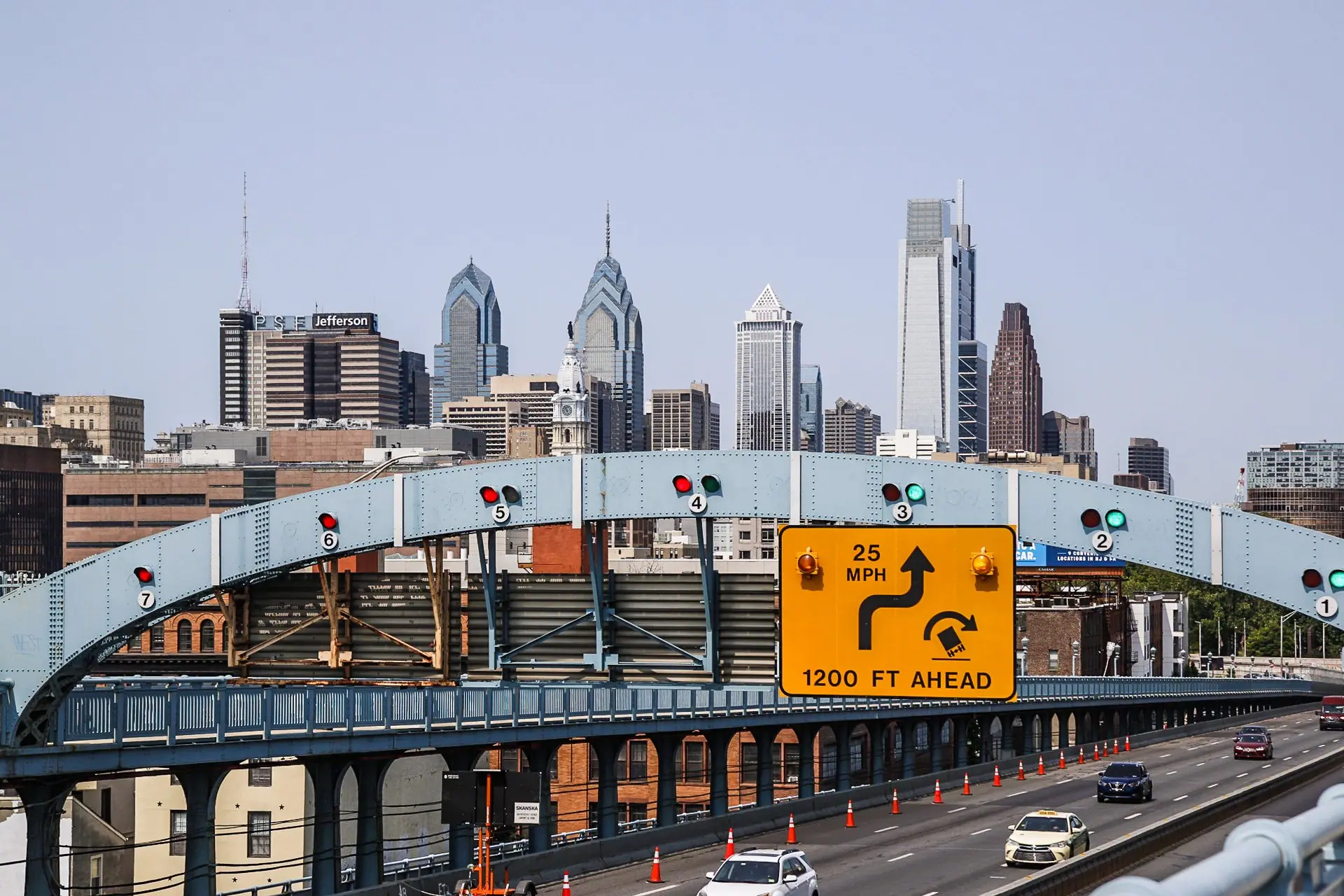 Photo from Benjamin Franklin Bridge: Cross the Delaware River and admire the majestic Benjamin Franklin Bridge, Philadelphia, PA