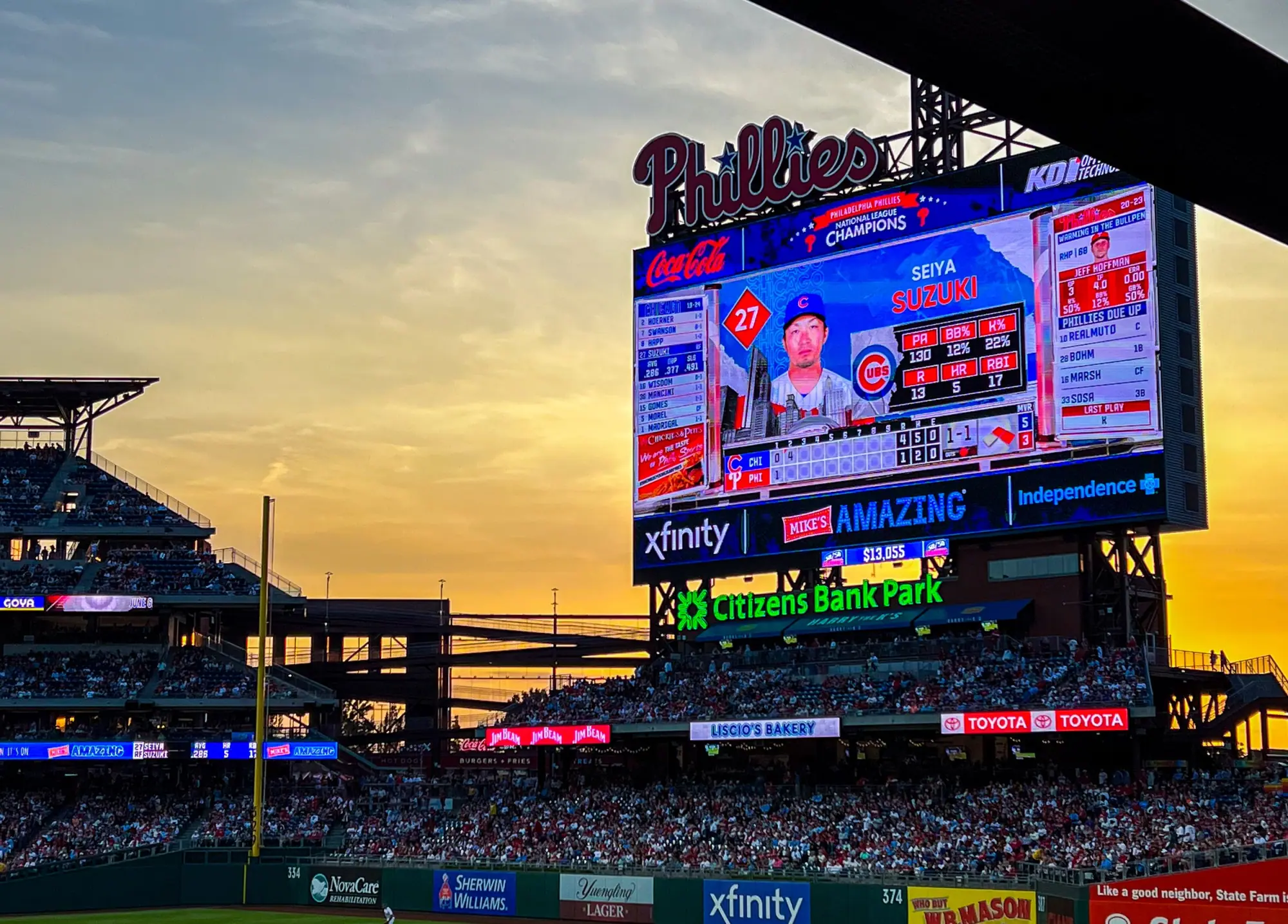 Photo from Citizens Bank Park: For sports enthusiasts, a visit to Citizens Bank Park is a must, Philadelphia, PA