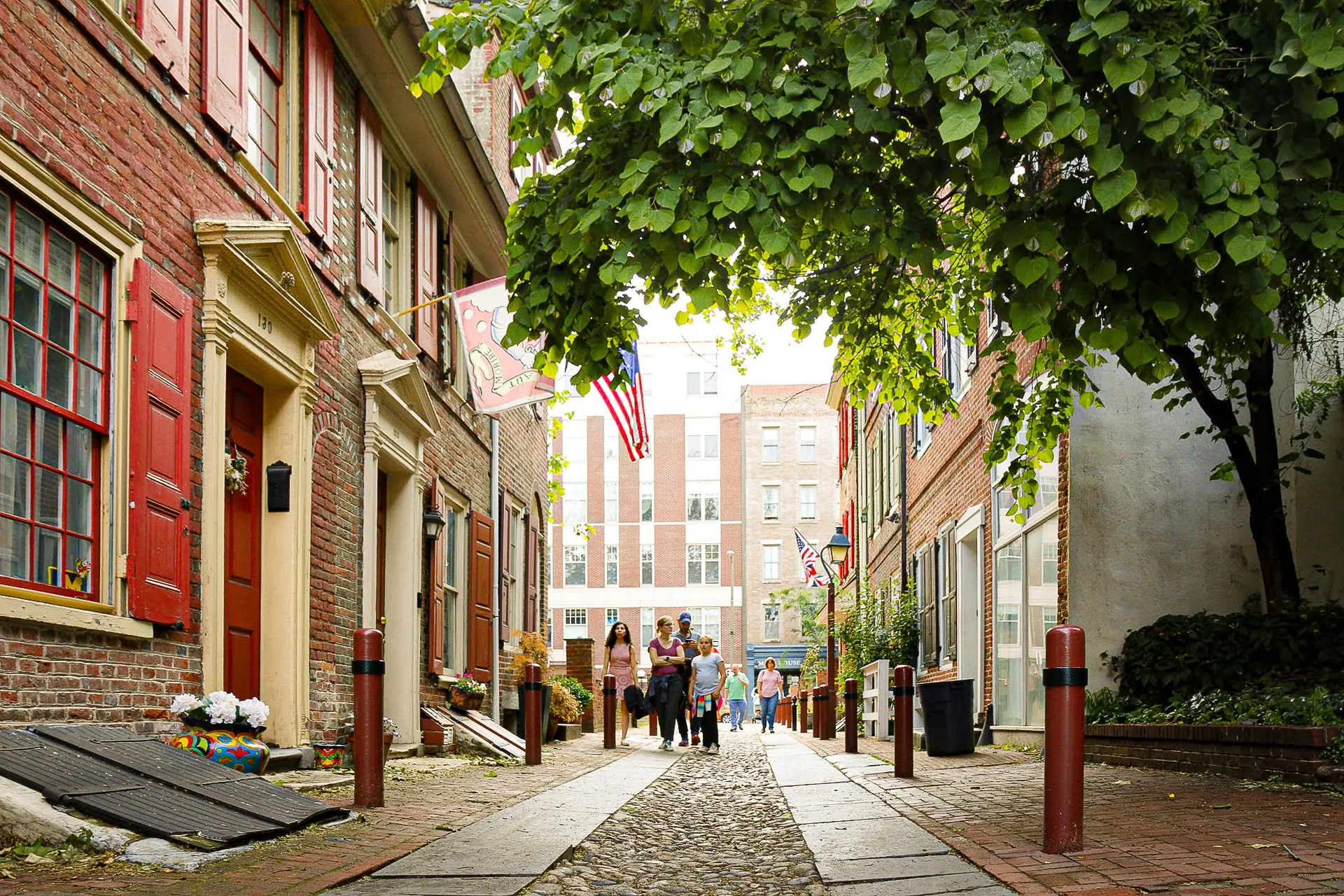 Photo from Elfreth's Alley: Stroll along Elfreth's Alley, the oldest continuously inhabited residential street in America, Philadelphia, PA