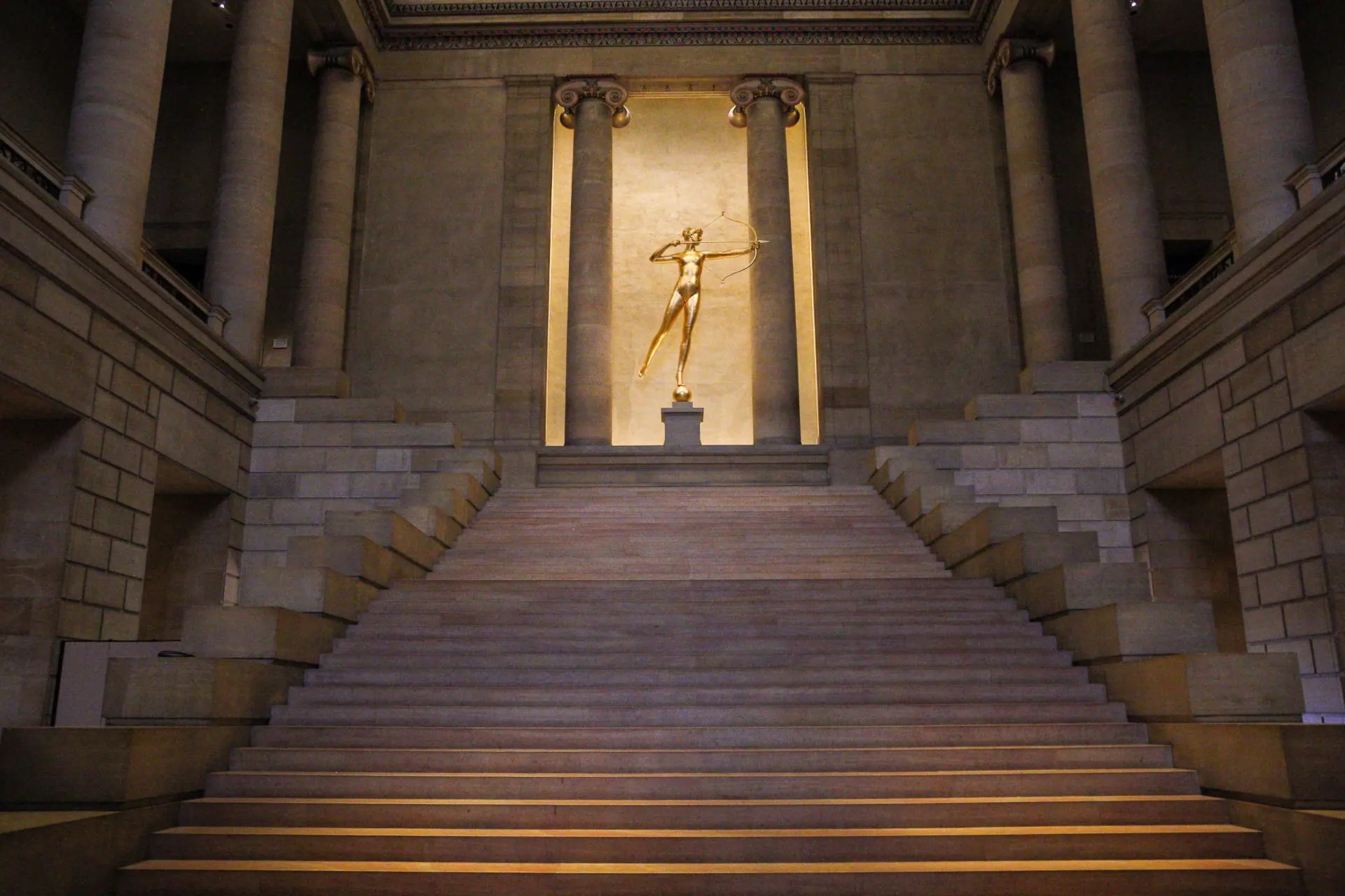 Photo from Philadelphia Museum of Art: Channel your inner Rocky as you run up the steps of the Philadelphia Museum of Art