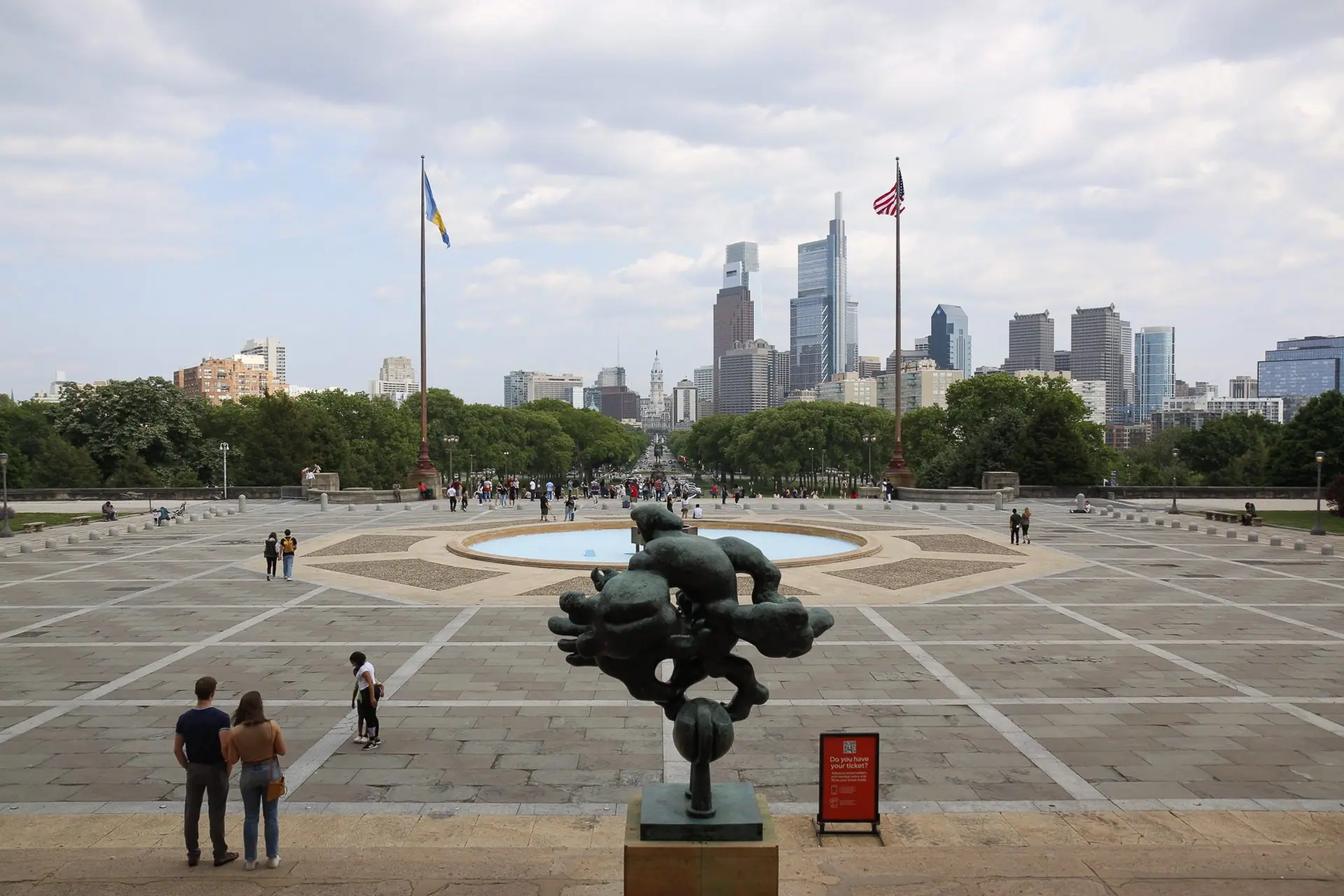 Photo from Philadelphia Museum of Art: Channel your inner Rocky as you run up the steps of the Philadelphia Museum of Art