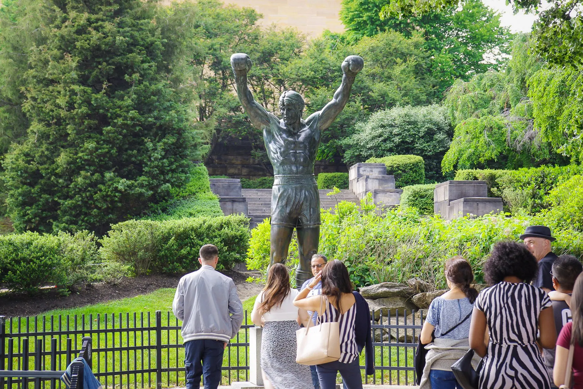 Photo from Philadelphia Museum of Art: Channel your inner Rocky as you run up the steps of the Philadelphia Museum of Art