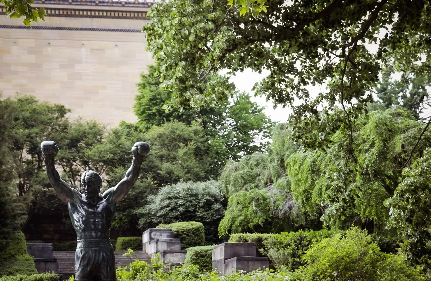 Photo from Philadelphia Museum of Art: Channel your inner Rocky as you run up the steps of the Philadelphia Museum of Art