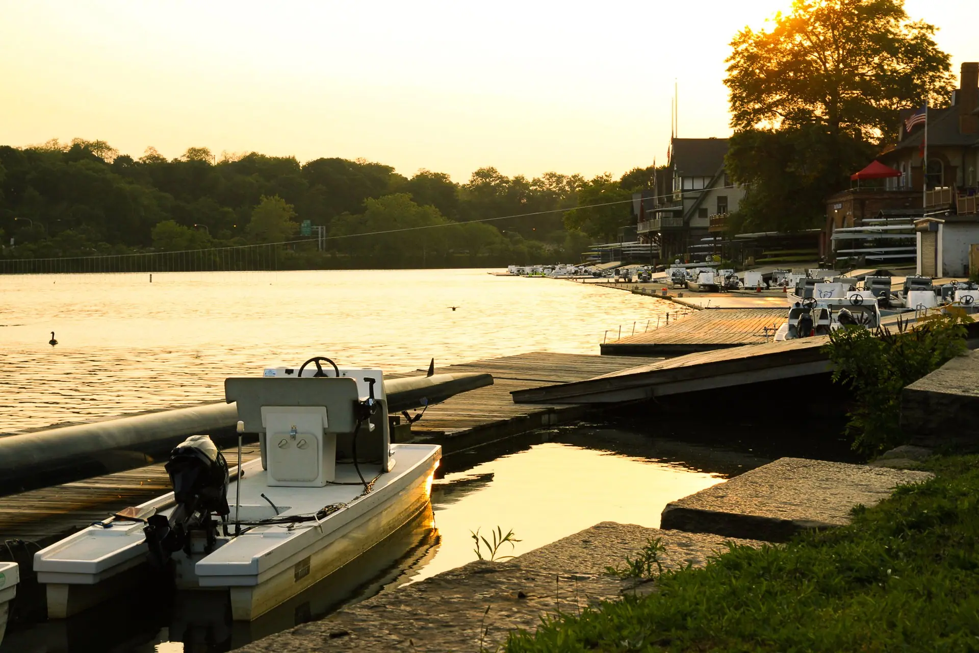 Photo from Boathouse Row: Witness the beauty of Boathouse Row, a picturesque stretch of 19th-century boathouses along…, Philadelphia, PA