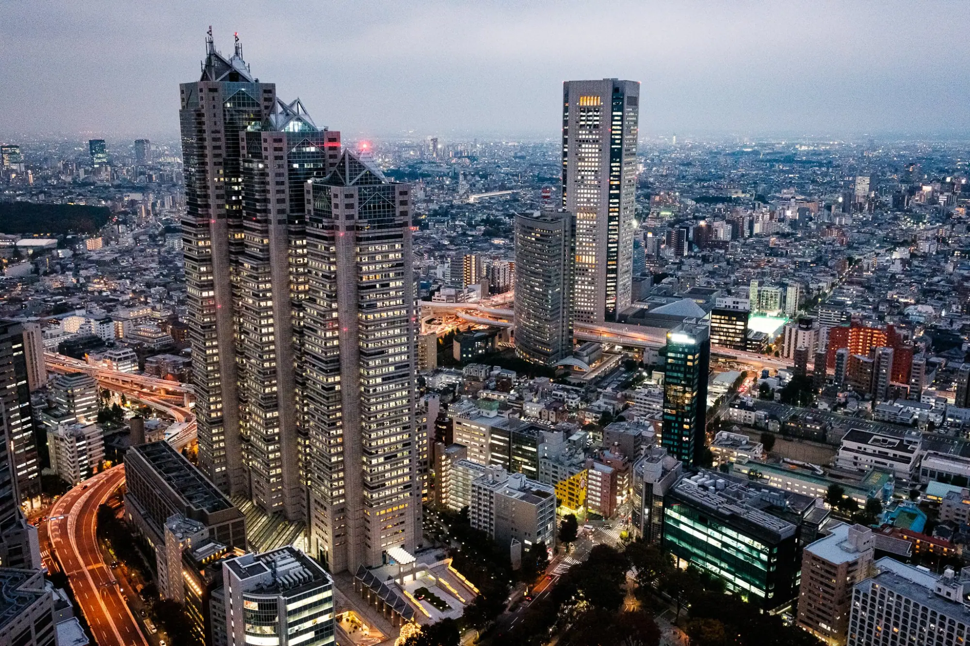 Photo from Tokyo Metropolitan Government Building Observation Deck
