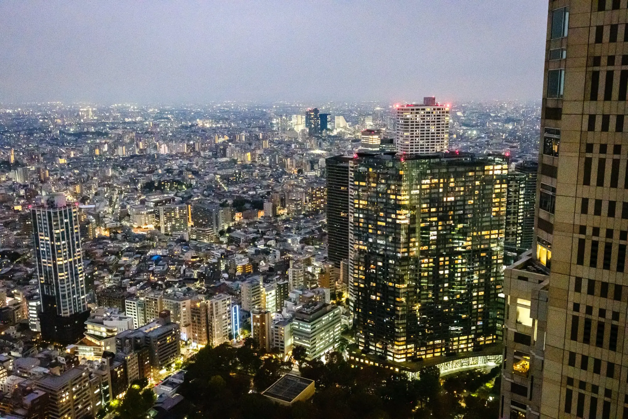Photo from Tokyo Metropolitan Government Building Observation Deck