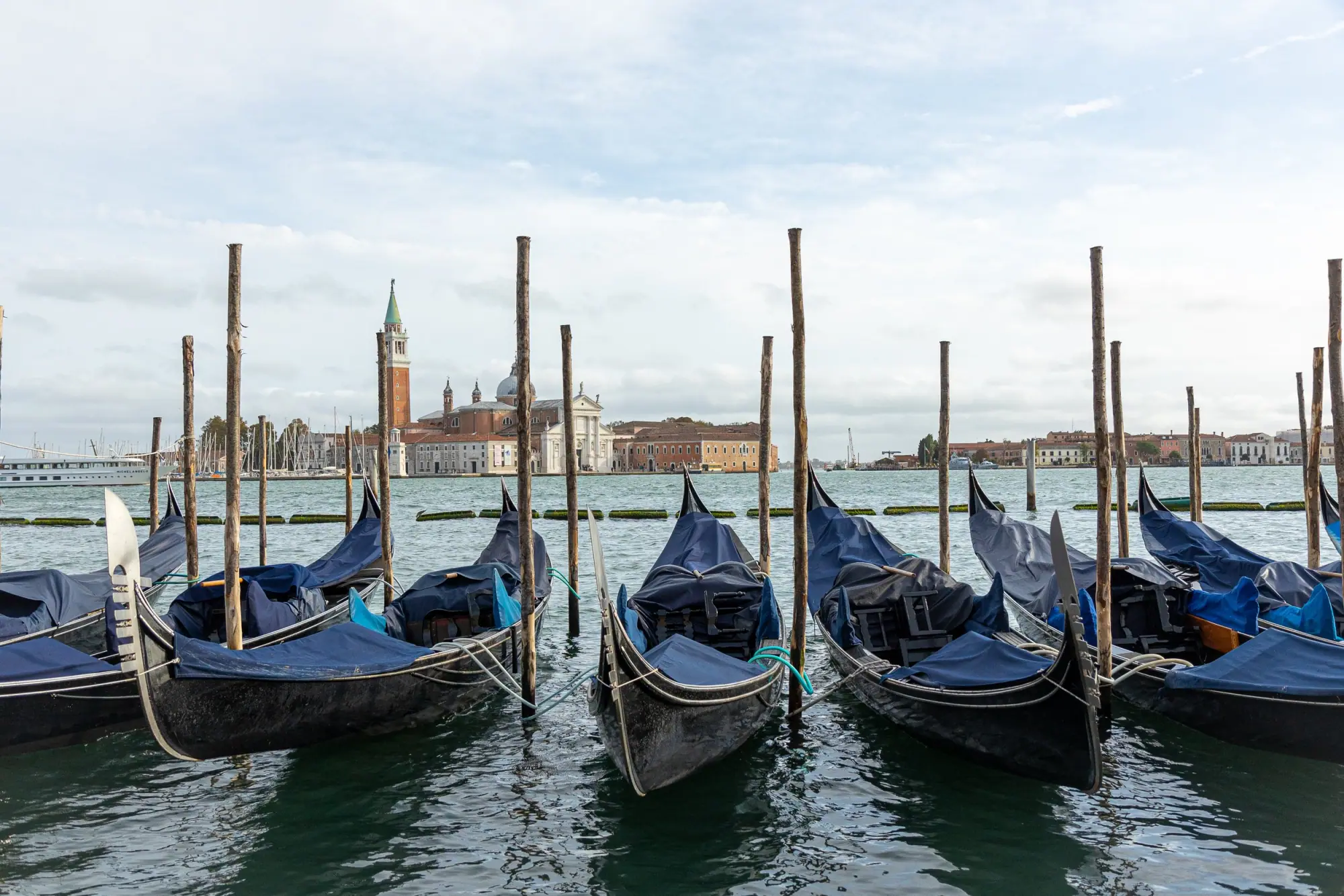 Photo from We drifted past the Basilica di Santa Maria della Salute, the same domed silhouette you’ll find in…, Venice, Italy