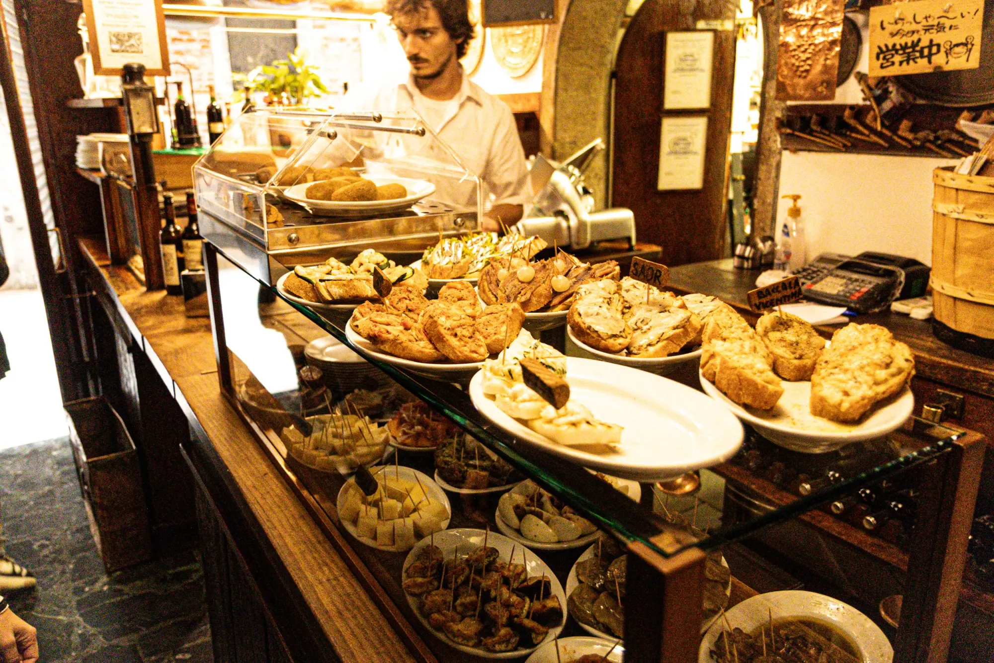 Photo from For lunch, we stopped by Al Mercá, a tiny standing-only spot near Rialto known for their delicious…, Venice, Italy