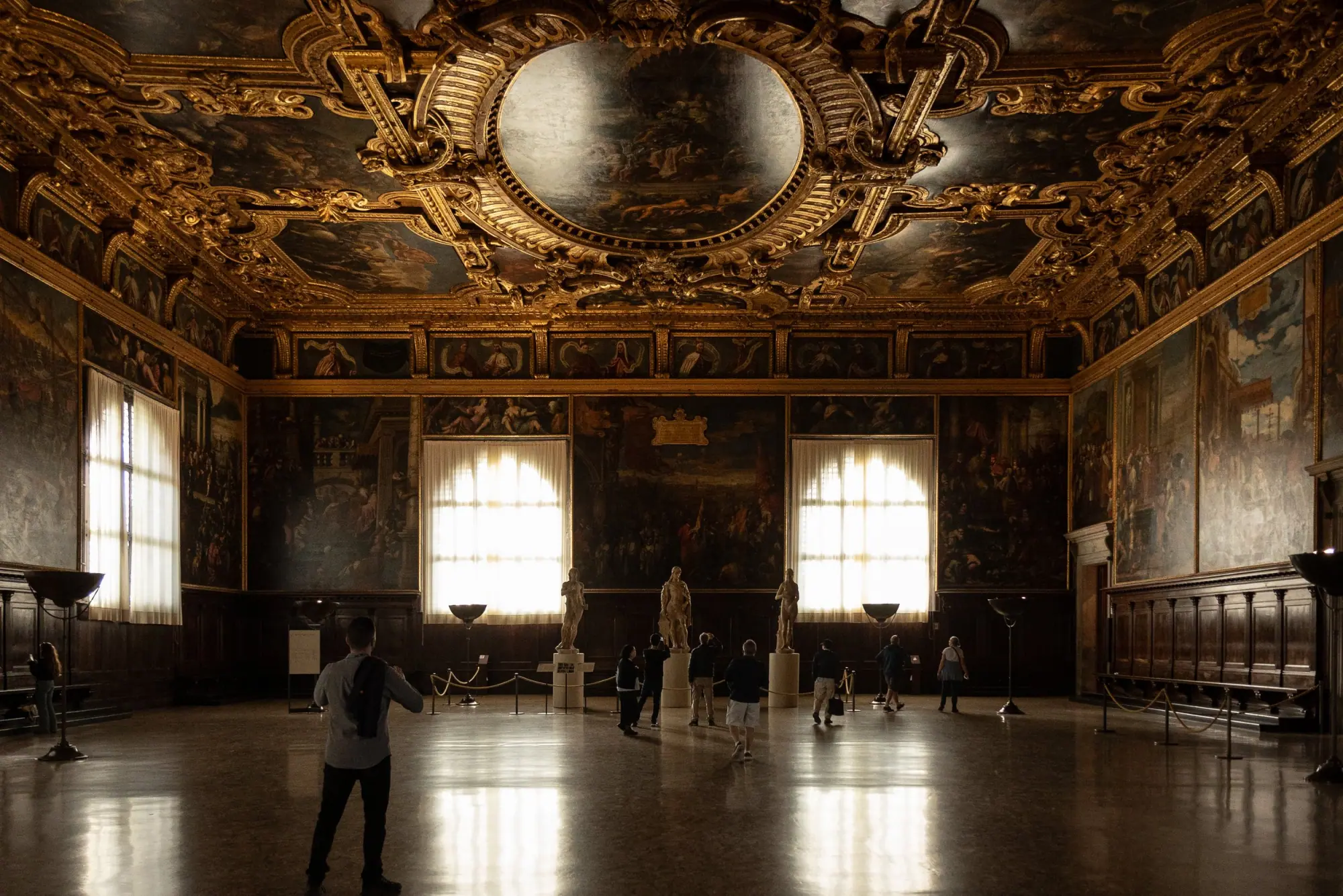 Photo from Just a short walk away, we entered the Doge’s Palace, a gothic wonder of pink stone and political power, Venice, Italy