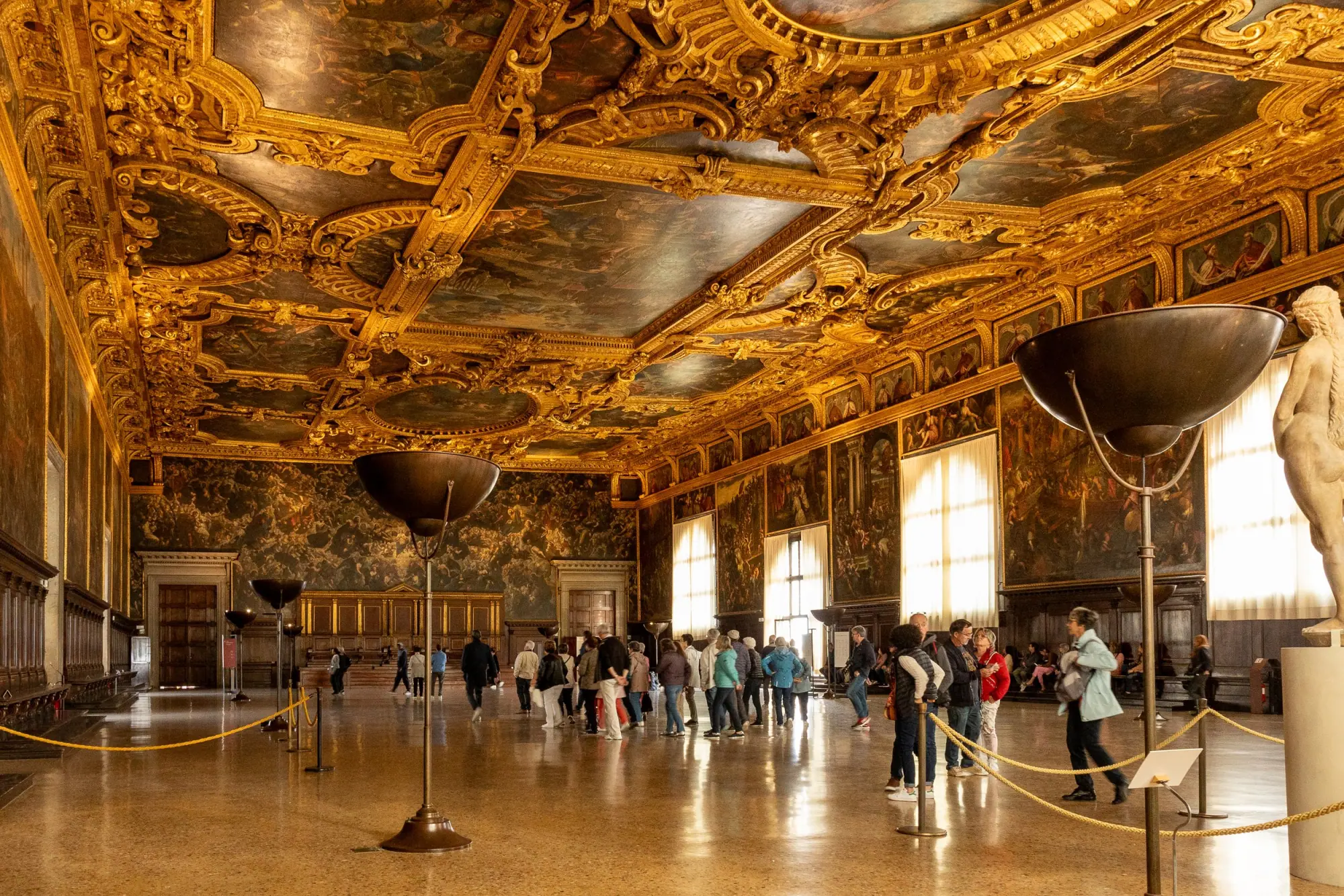 Photo from Just a short walk away, we entered the Doge’s Palace, a gothic wonder of pink stone and political power, Venice, Italy