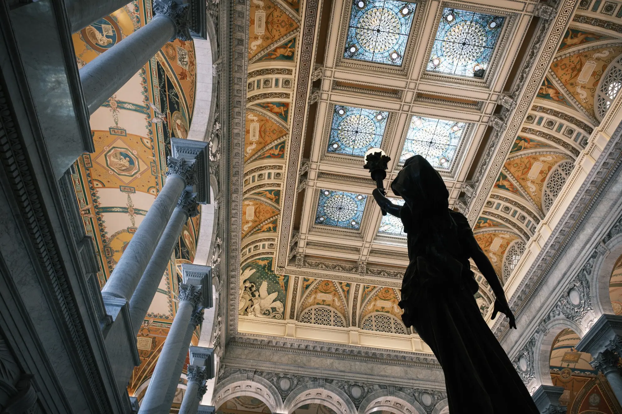 Photo from Our first stop was the Library of Congress — easily one of the most beautiful buildings we’ve ever been inside, Washington, DC