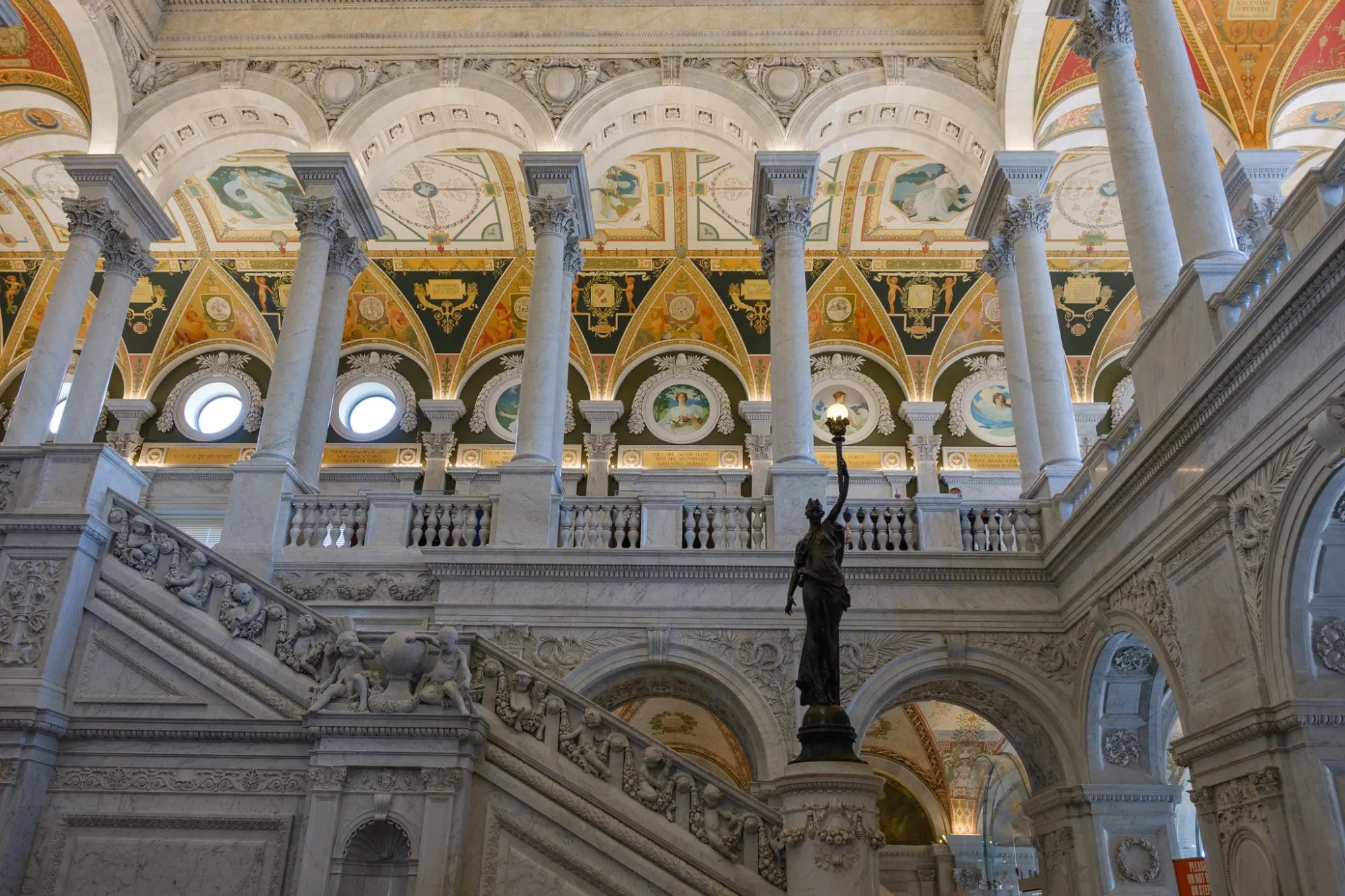 Photo from Our first stop was the Library of Congress — easily one of the most beautiful buildings we’ve ever been inside, Washington, DC